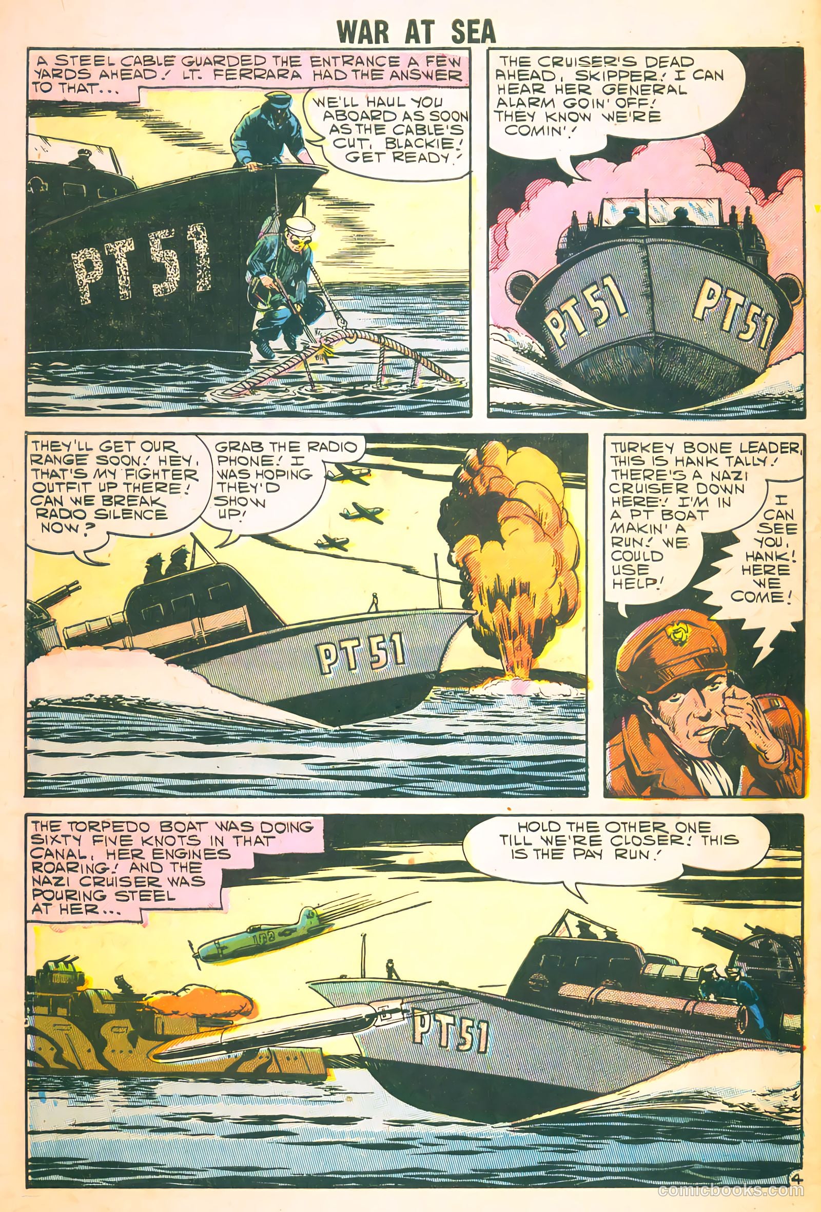 War at Sea #24 (1958) — page 32 of 36