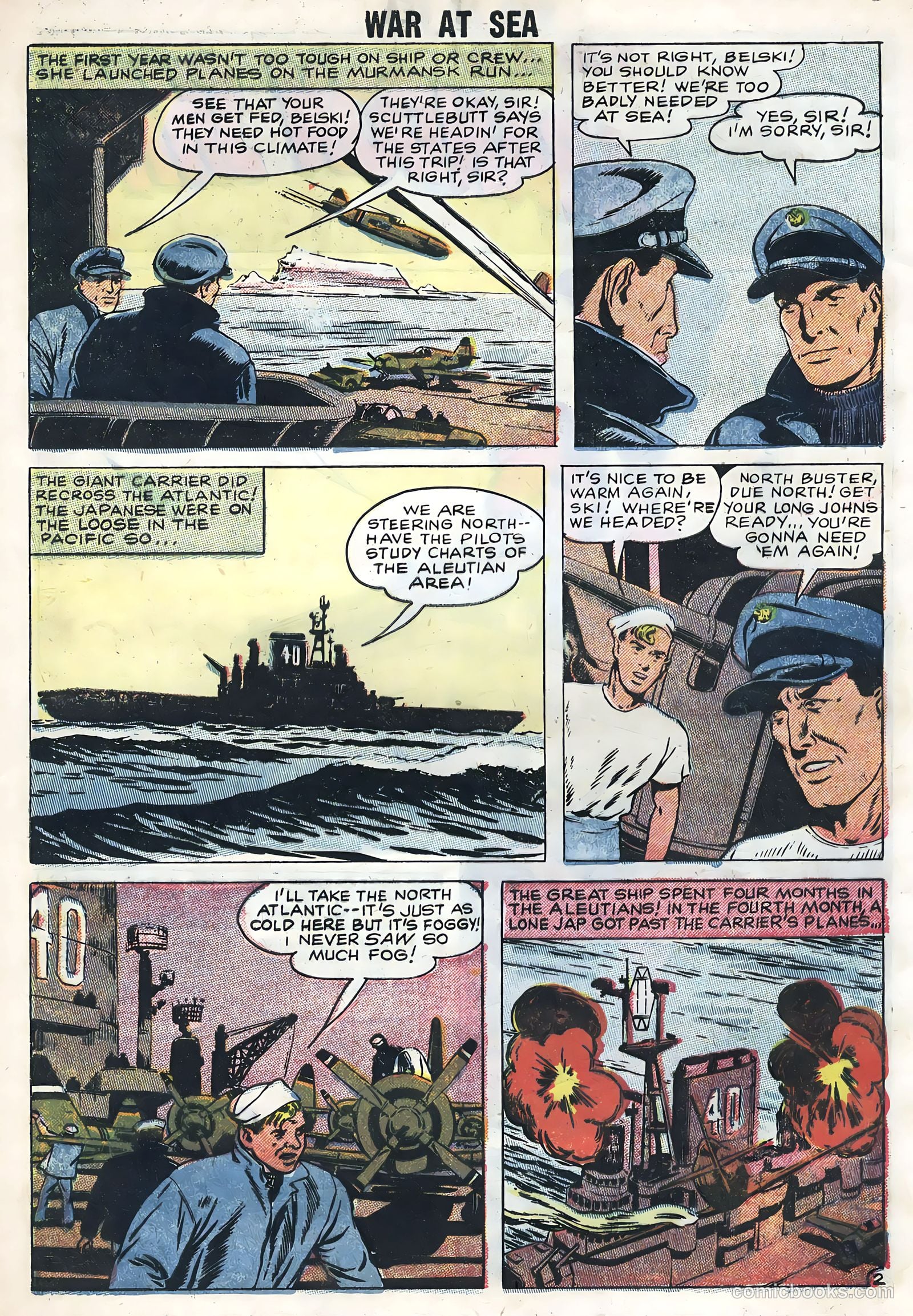 War at Sea #25 (1958) — page 4 of 36