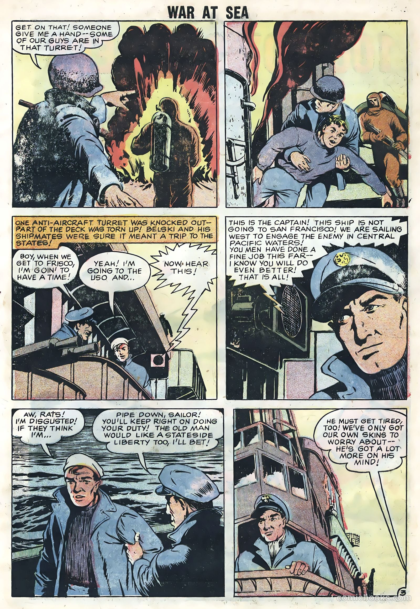 War at Sea #25 (1958) — page 5 of 36