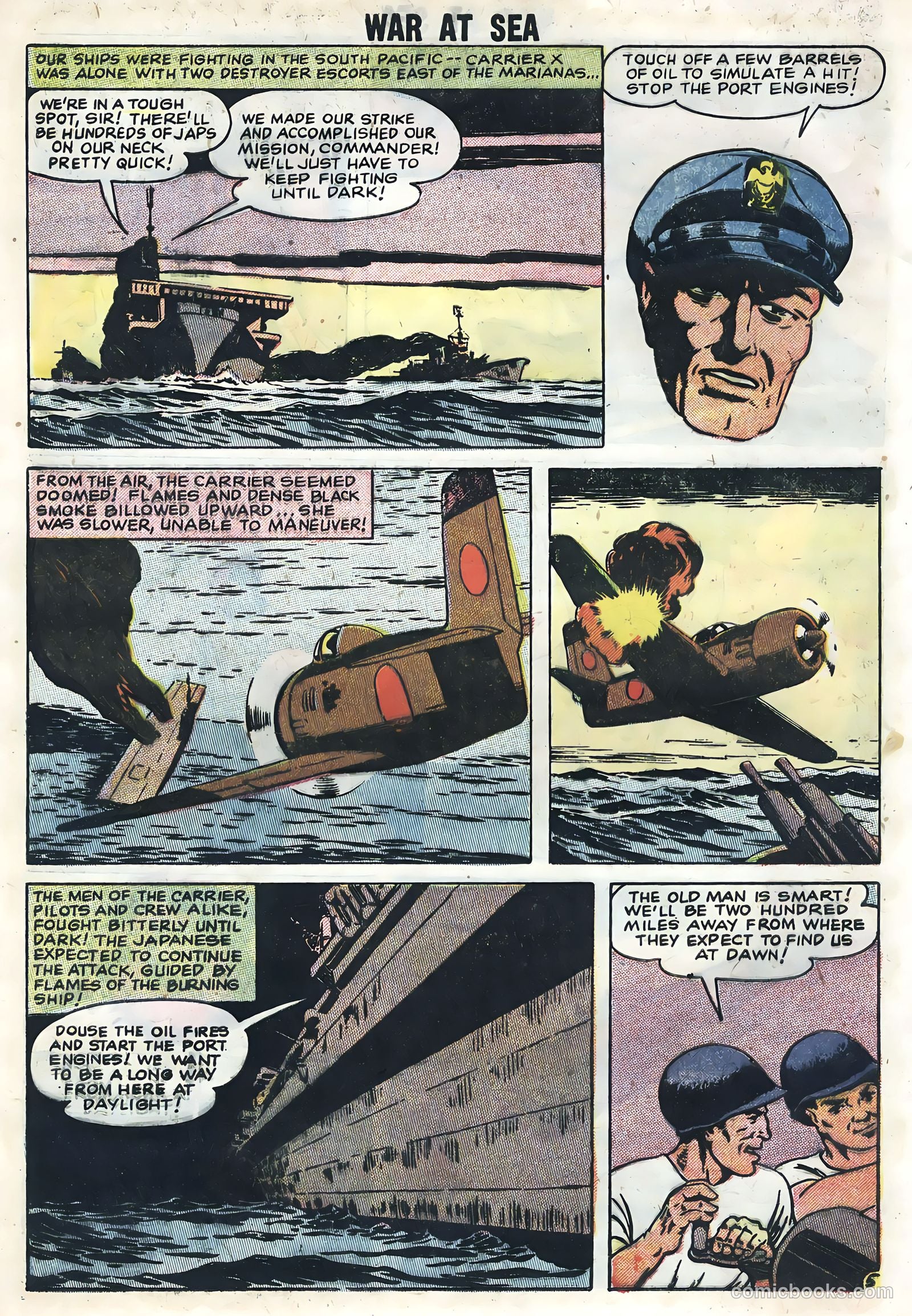 War at Sea #25 (1958) — page 8 of 36