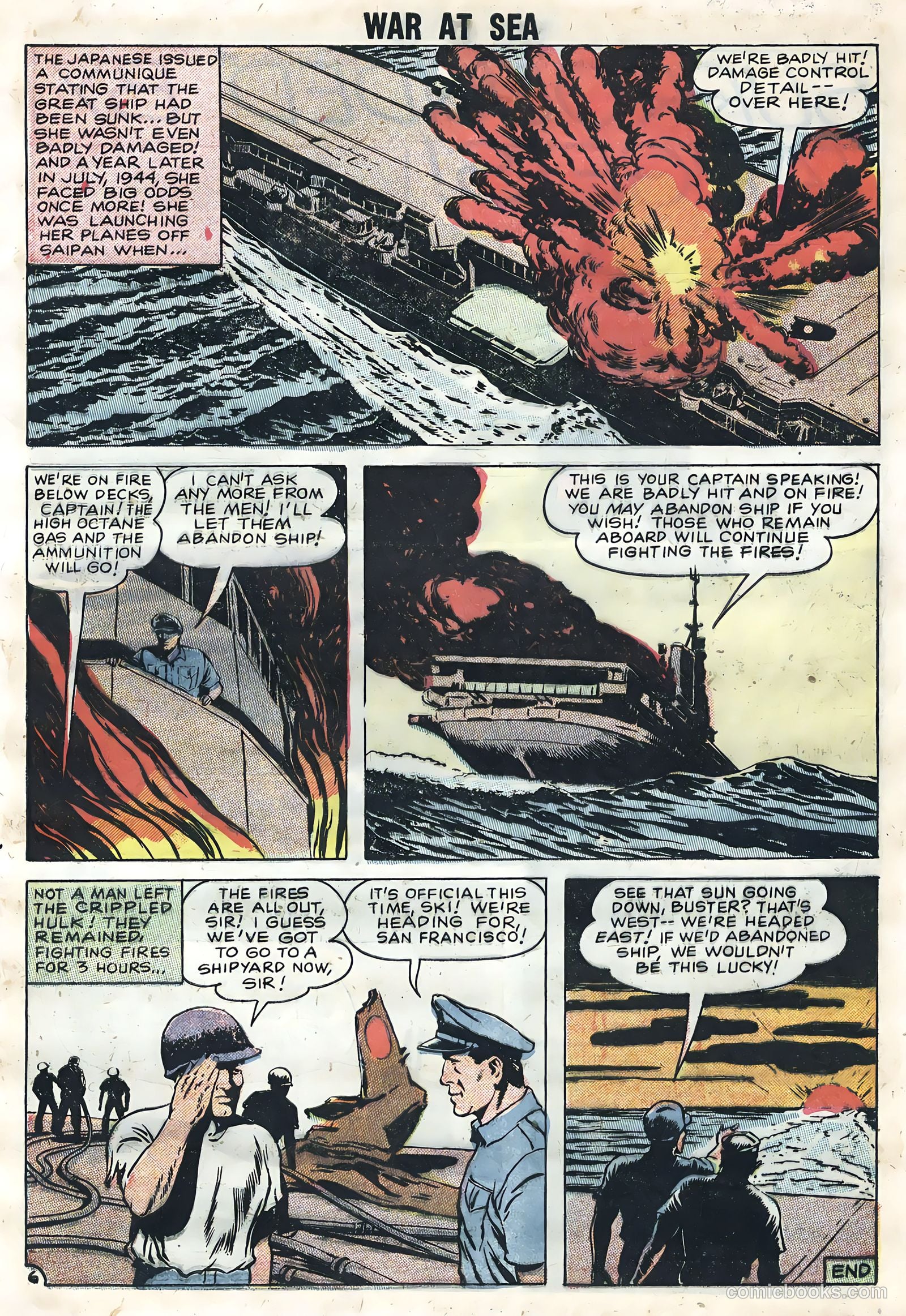 War at Sea #25 (1958) — page 9 of 36