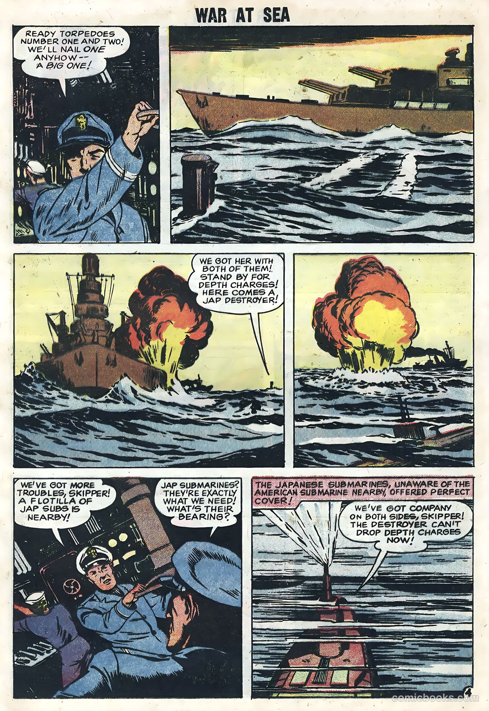 War at Sea #25 (1958) — page 13 of 36
