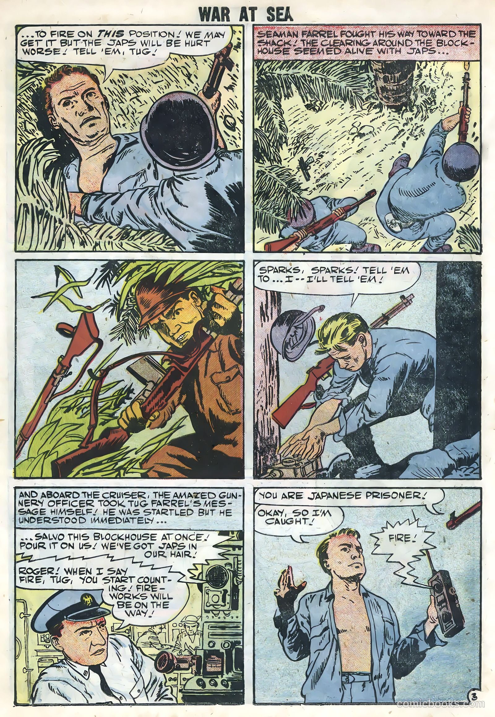 War at Sea #25 (1958) — page 18 of 36