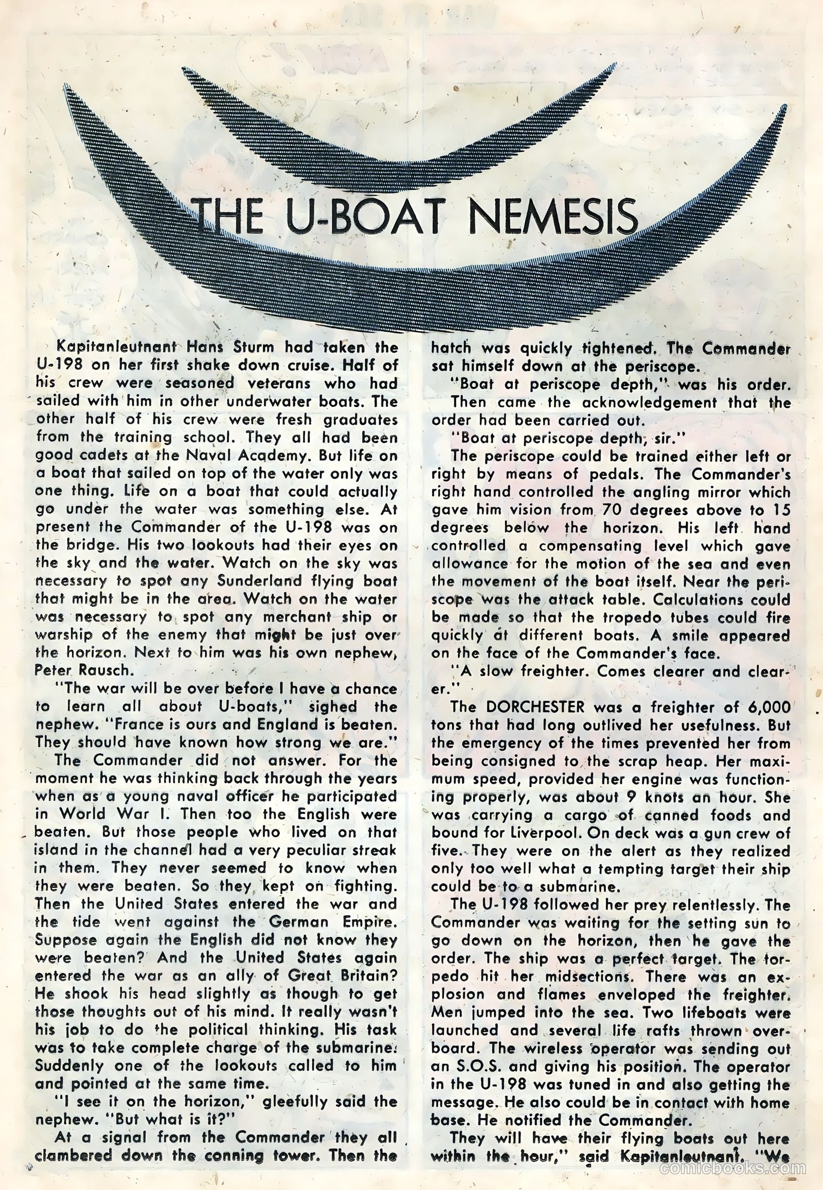 War at Sea #25 (1958) — page 20 of 36