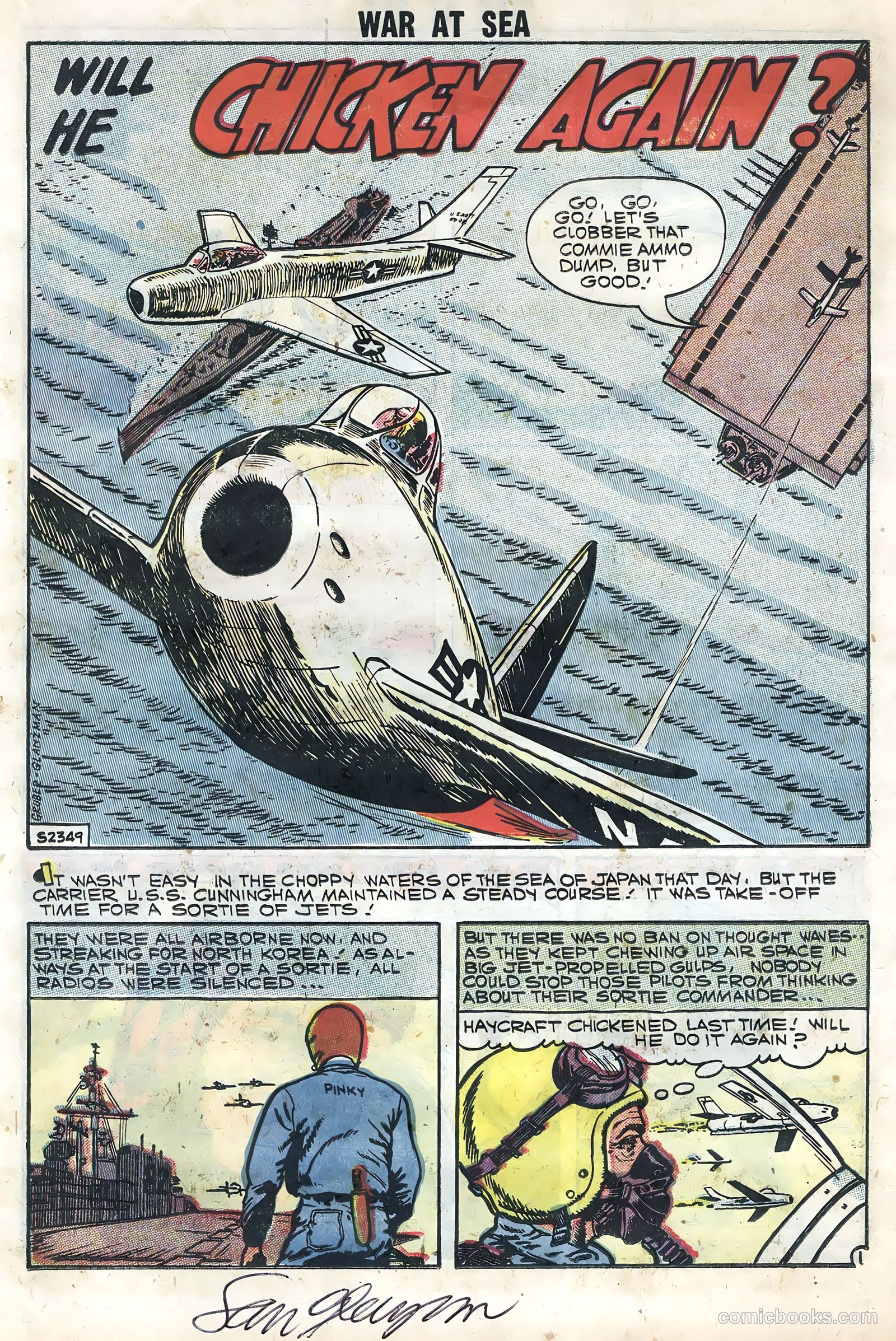 War at Sea #25 (1958) — page 23 of 36