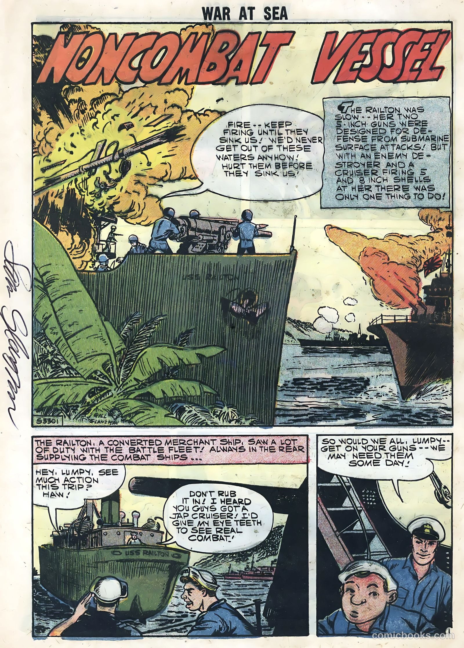 War at Sea #25 (1958) — page 28 of 36