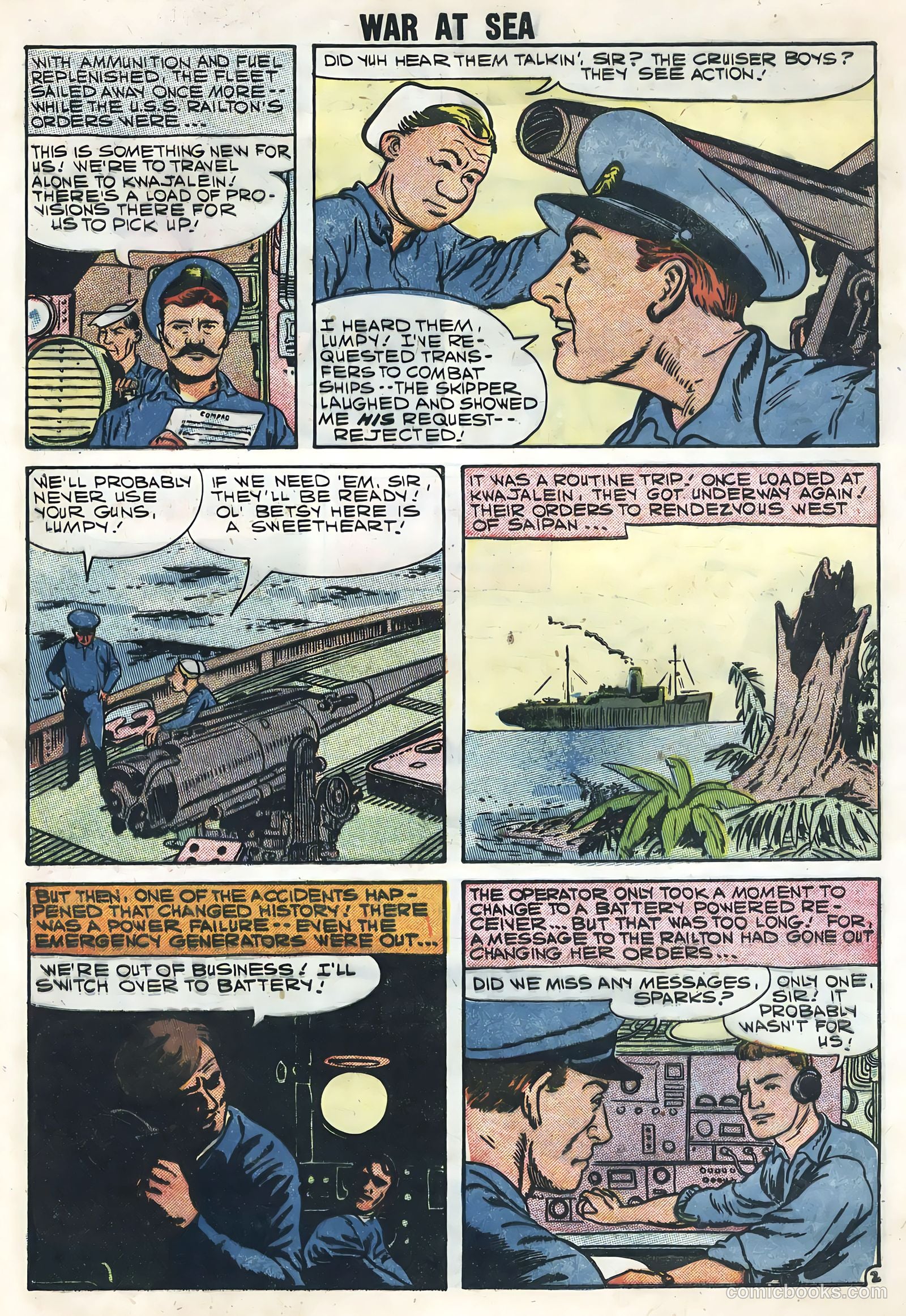 War at Sea #25 (1958) — page 29 of 36
