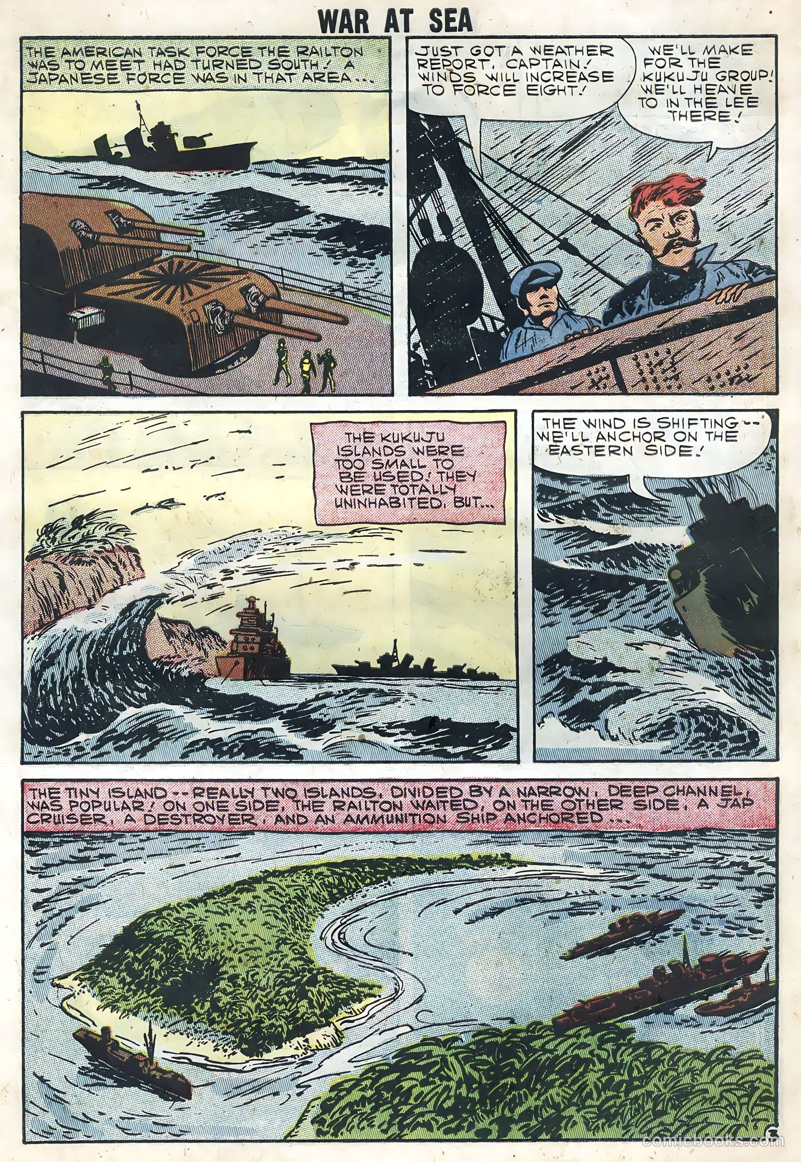 War at Sea #25 (1958) — page 30 of 36