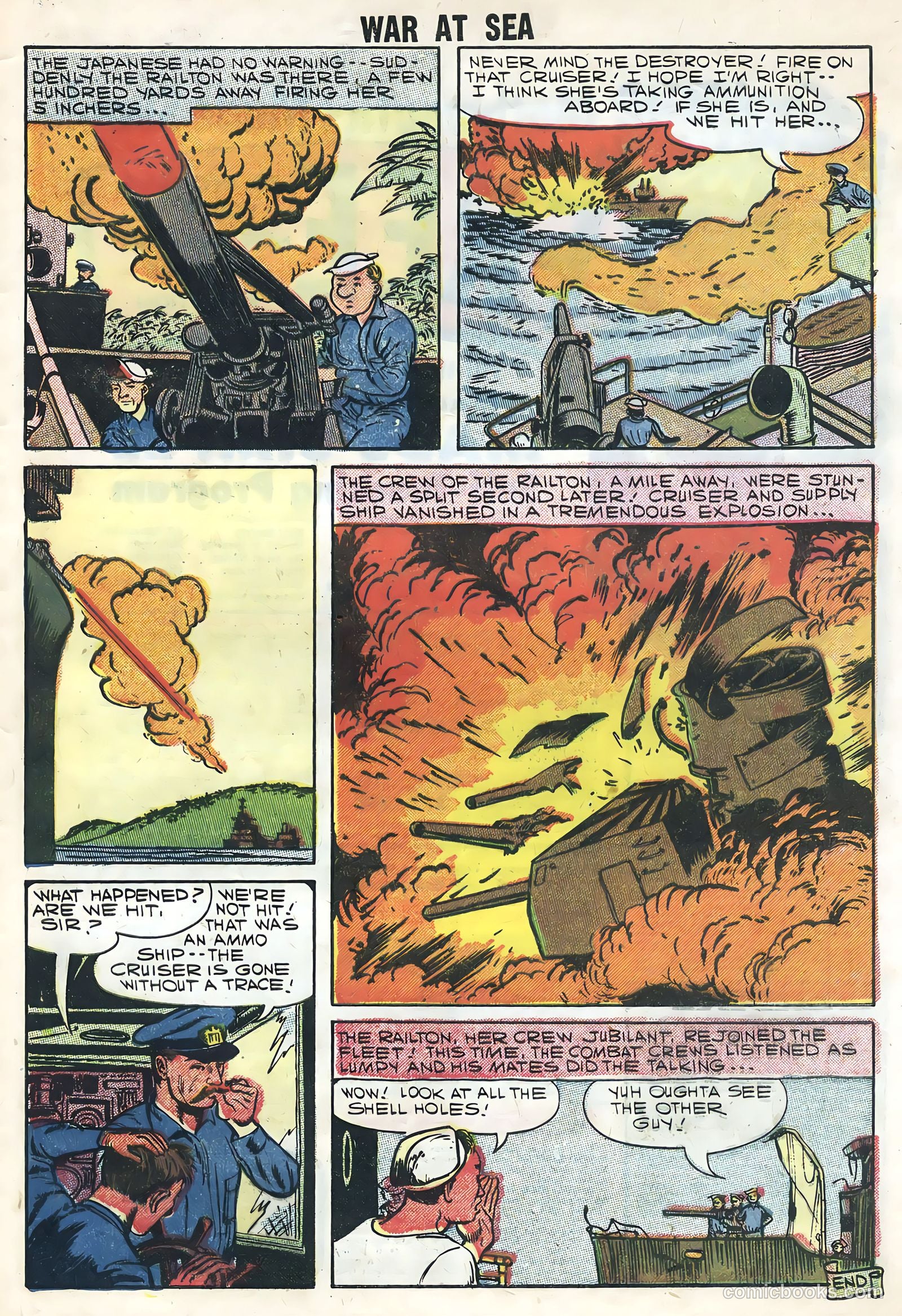 War at Sea #25 (1958) — page 33 of 36