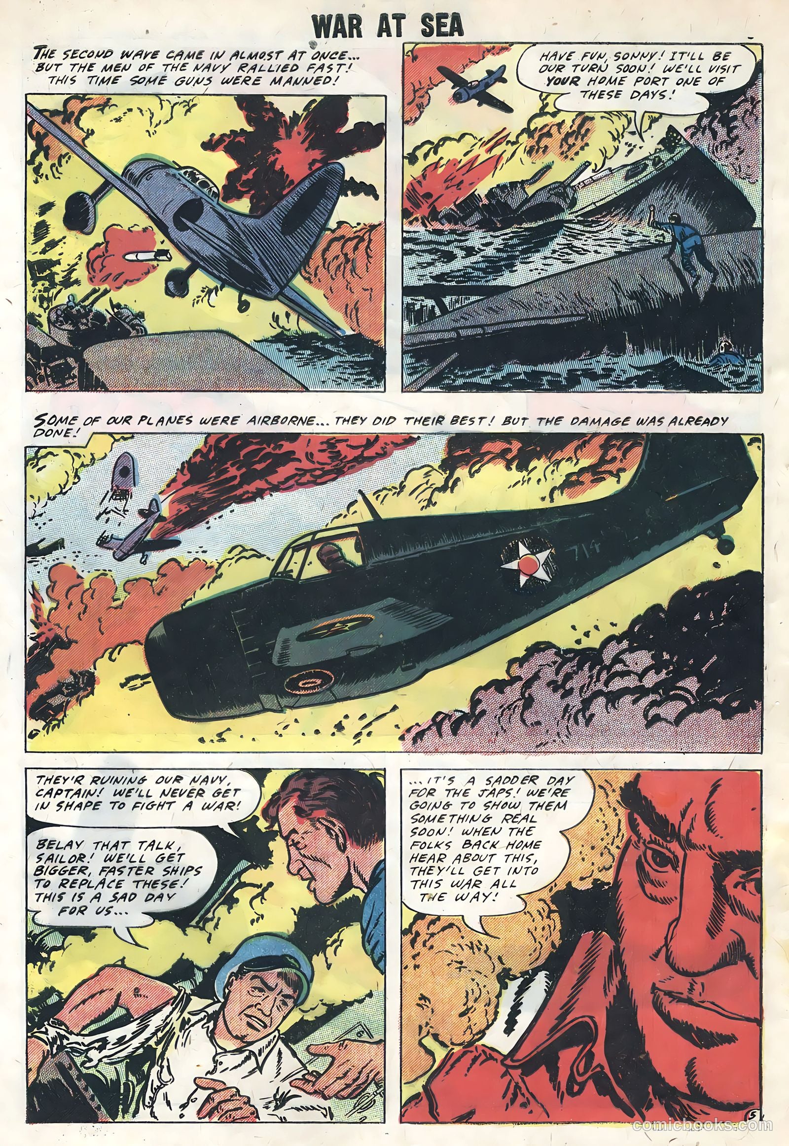 War at Sea #26 (1958) — page 8 of 36