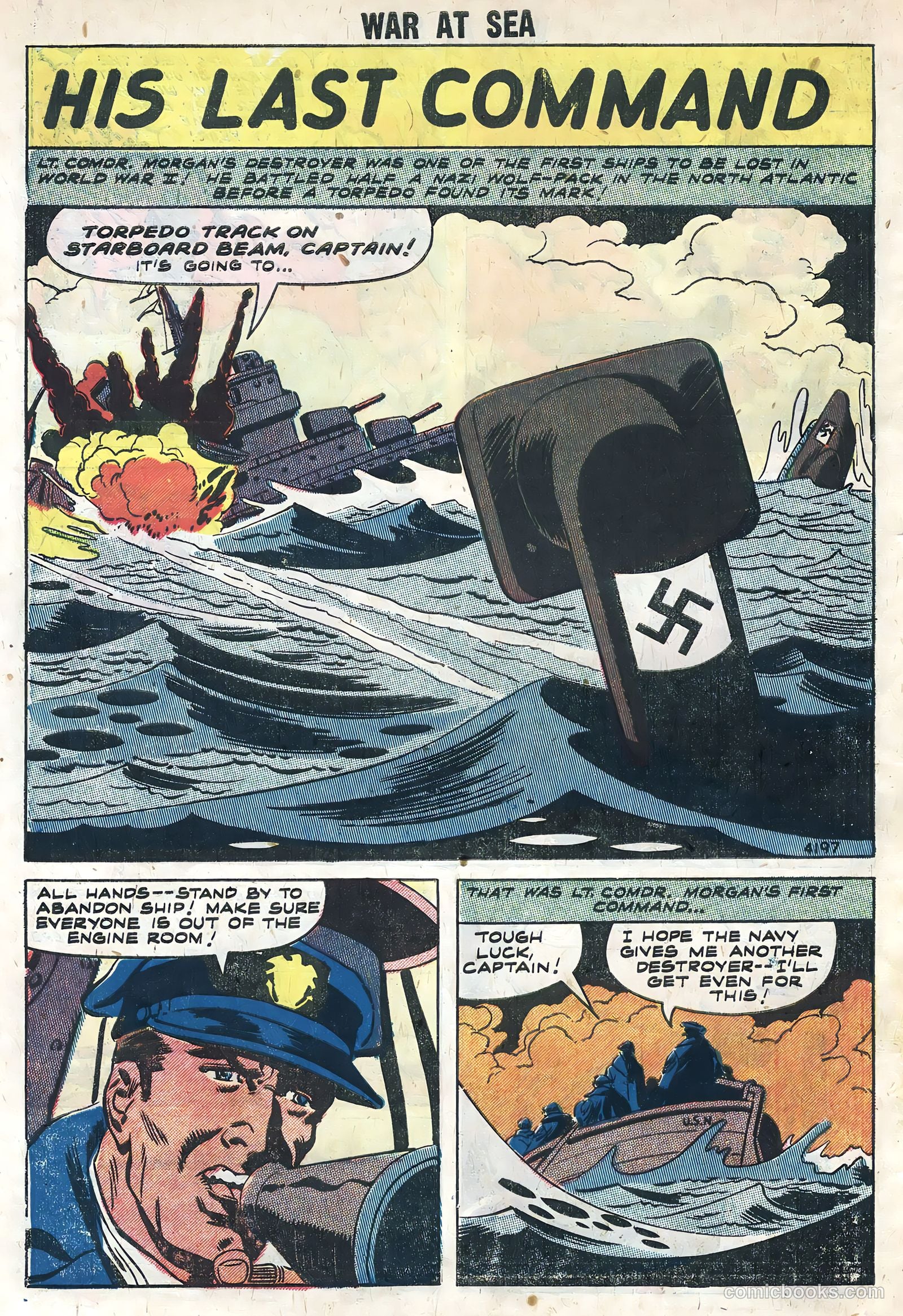 War at Sea #26 (1958) — page 10 of 36