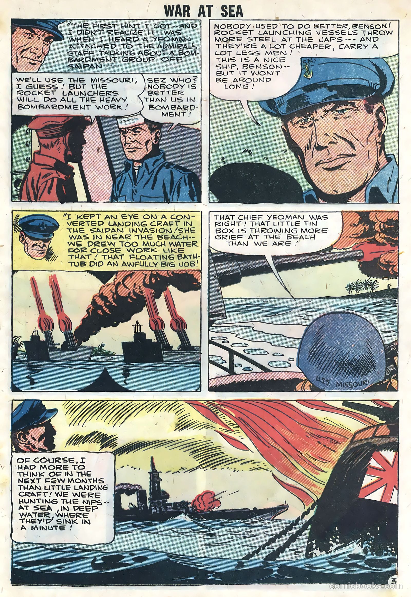 War at Sea #26 (1958) — page 25 of 36
