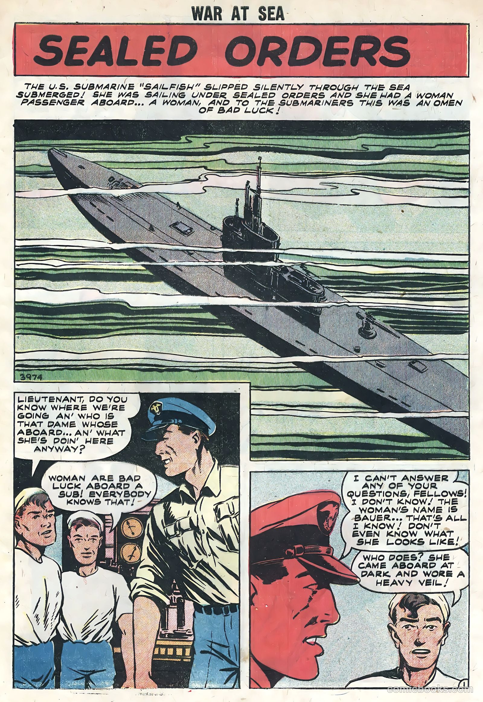 War at Sea #26 (1958) — page 29 of 36