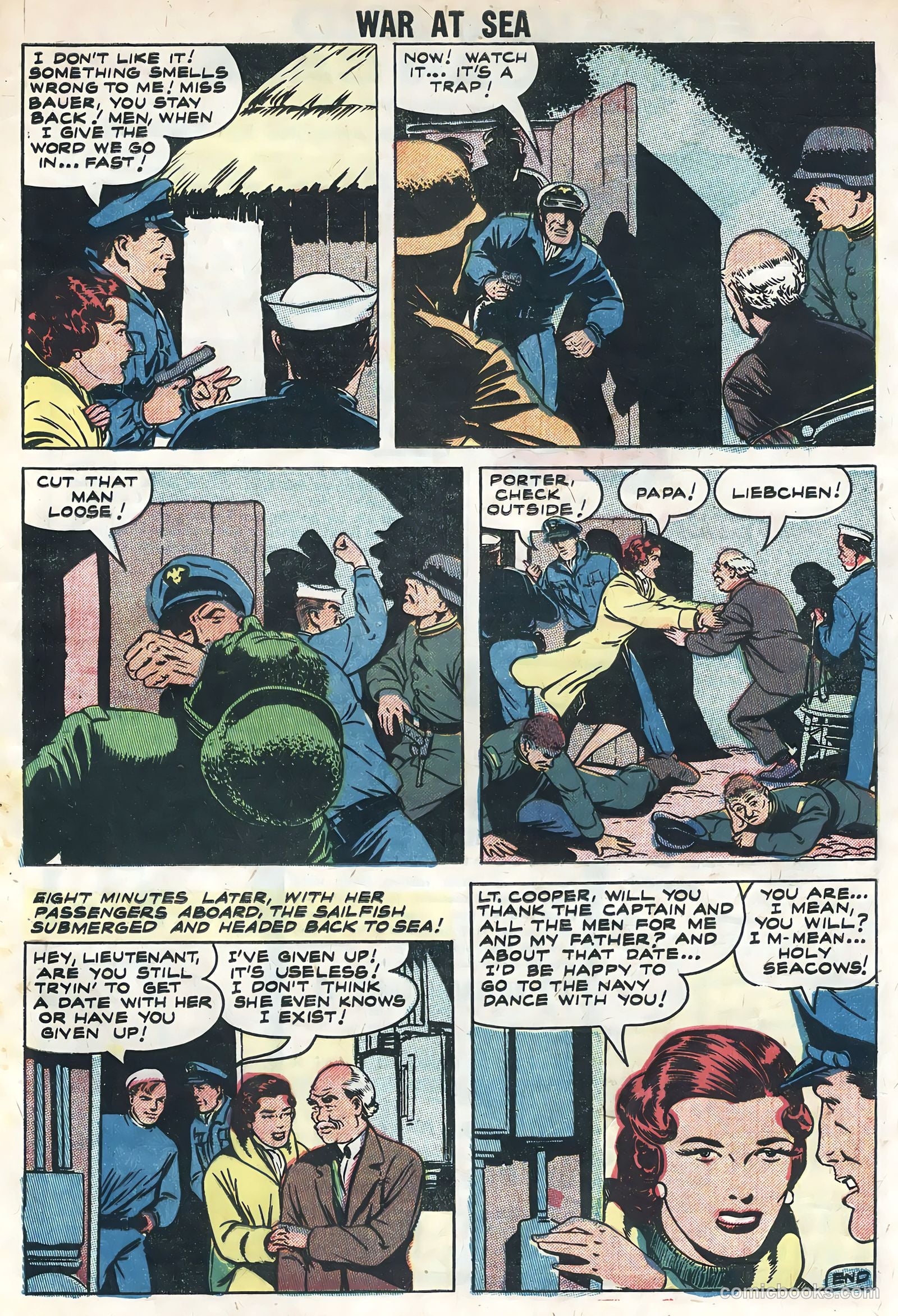 War at Sea #26 (1958) — page 33 of 36