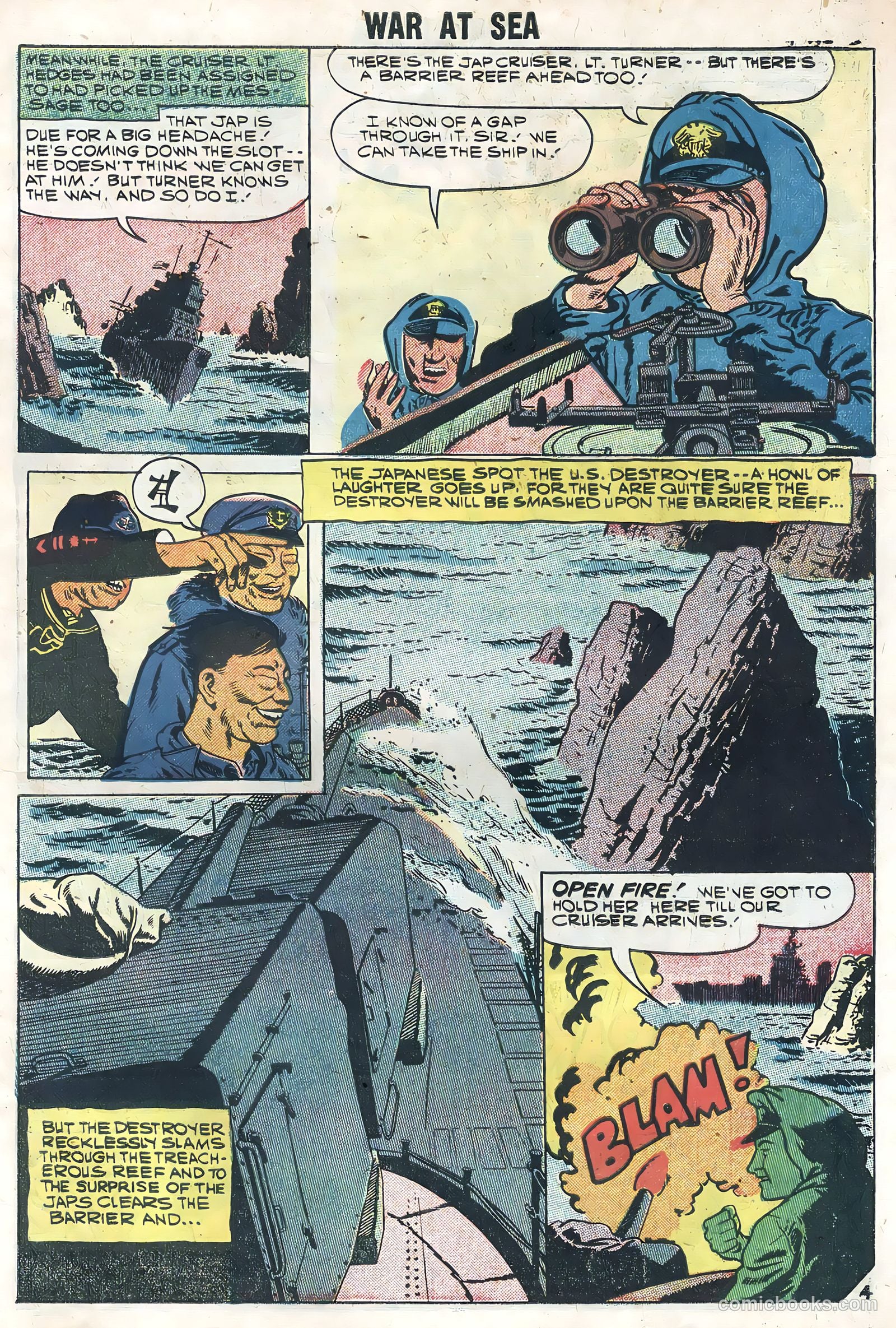 War at Sea #27 (1958) — page 7 of 36