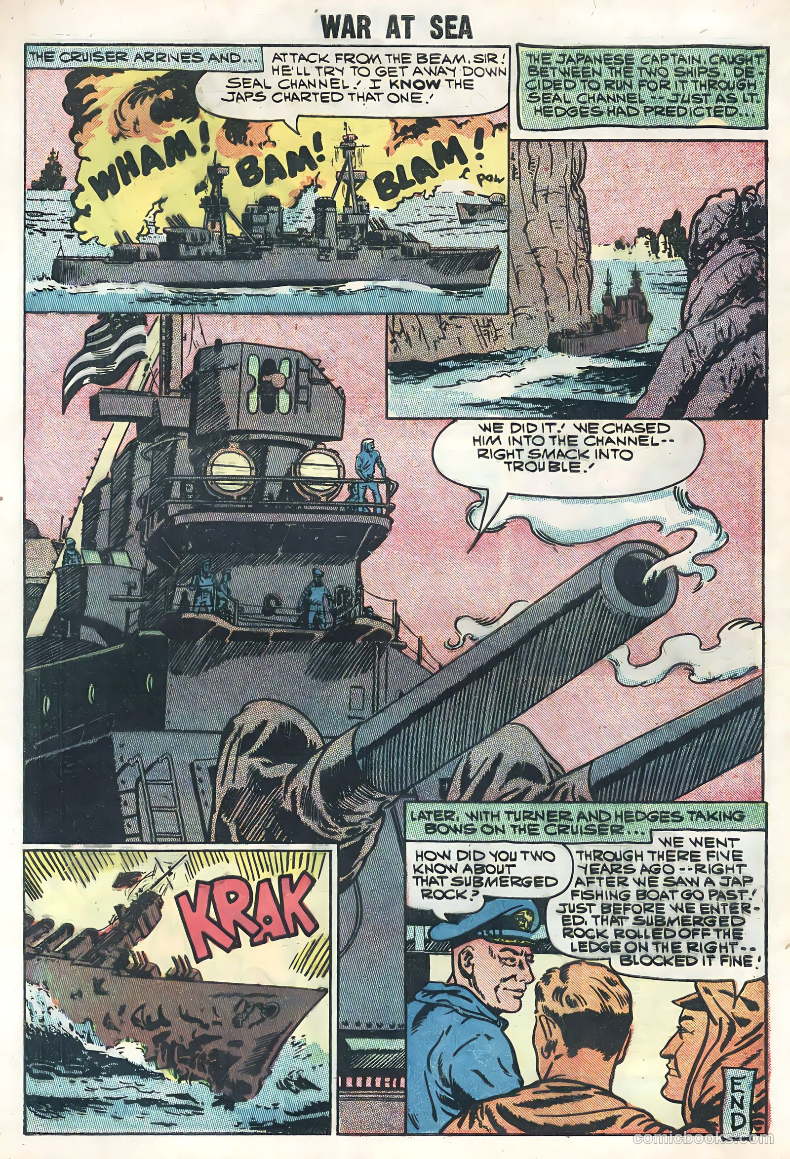 War at Sea #27 (1958) — page 8 of 36