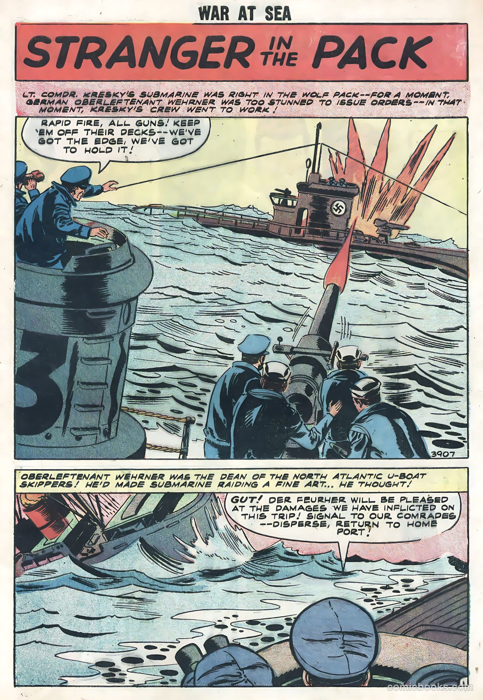 War at Sea #27 (1958) — page 9 of 36