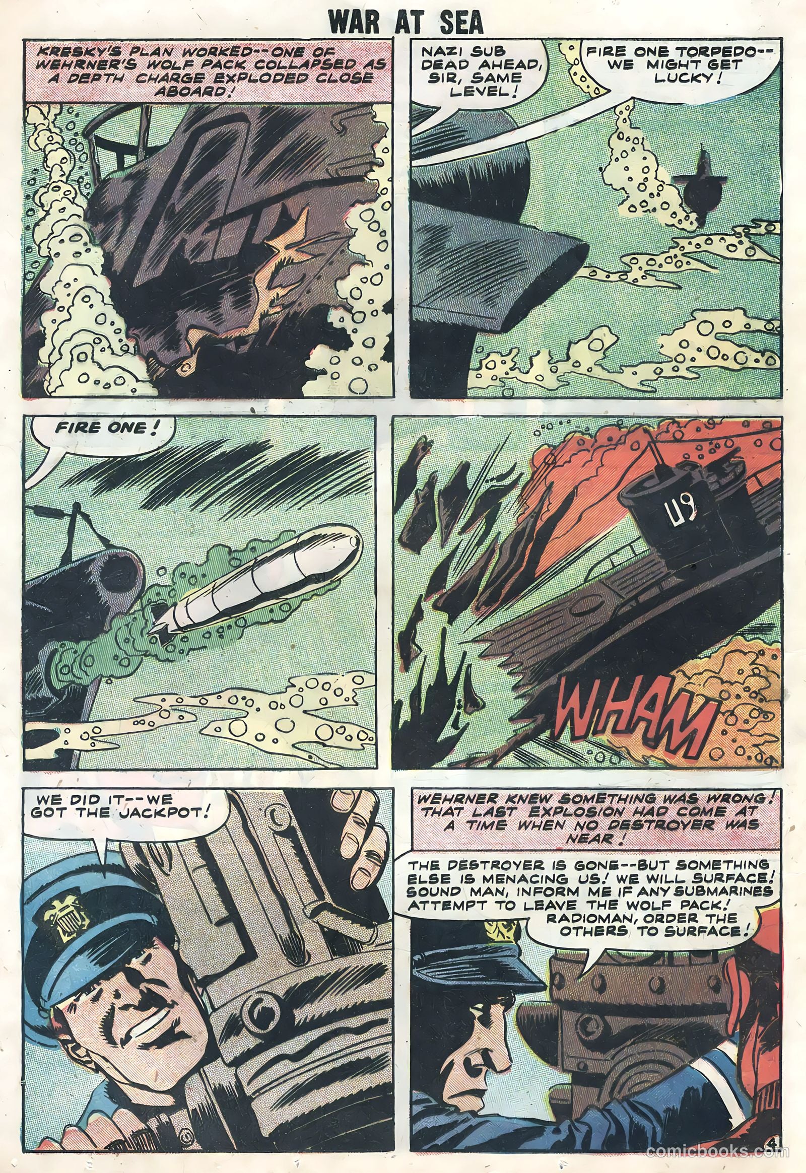 War at Sea #27 (1958) — page 12 of 36