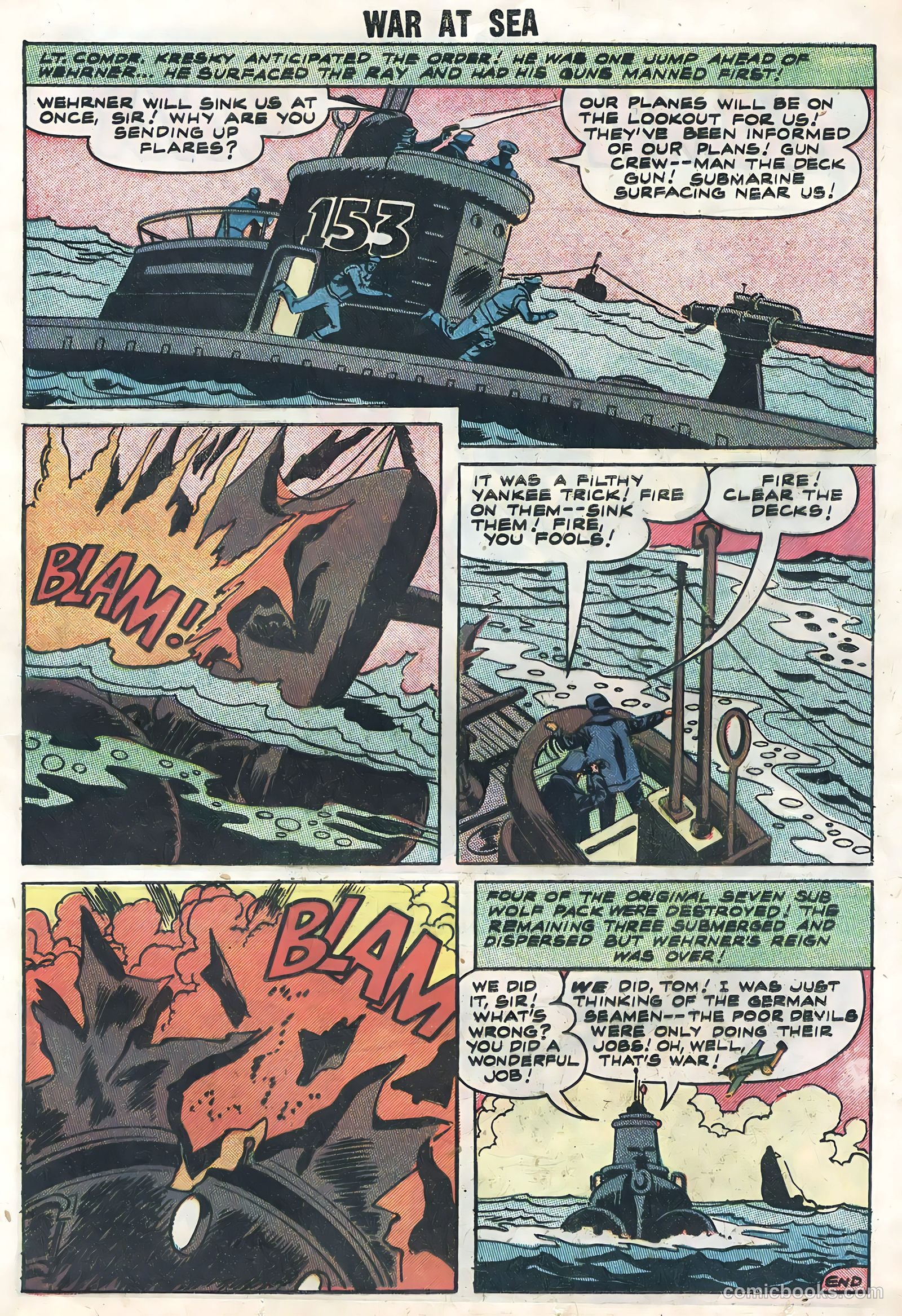 War at Sea #27 (1958) — page 13 of 36
