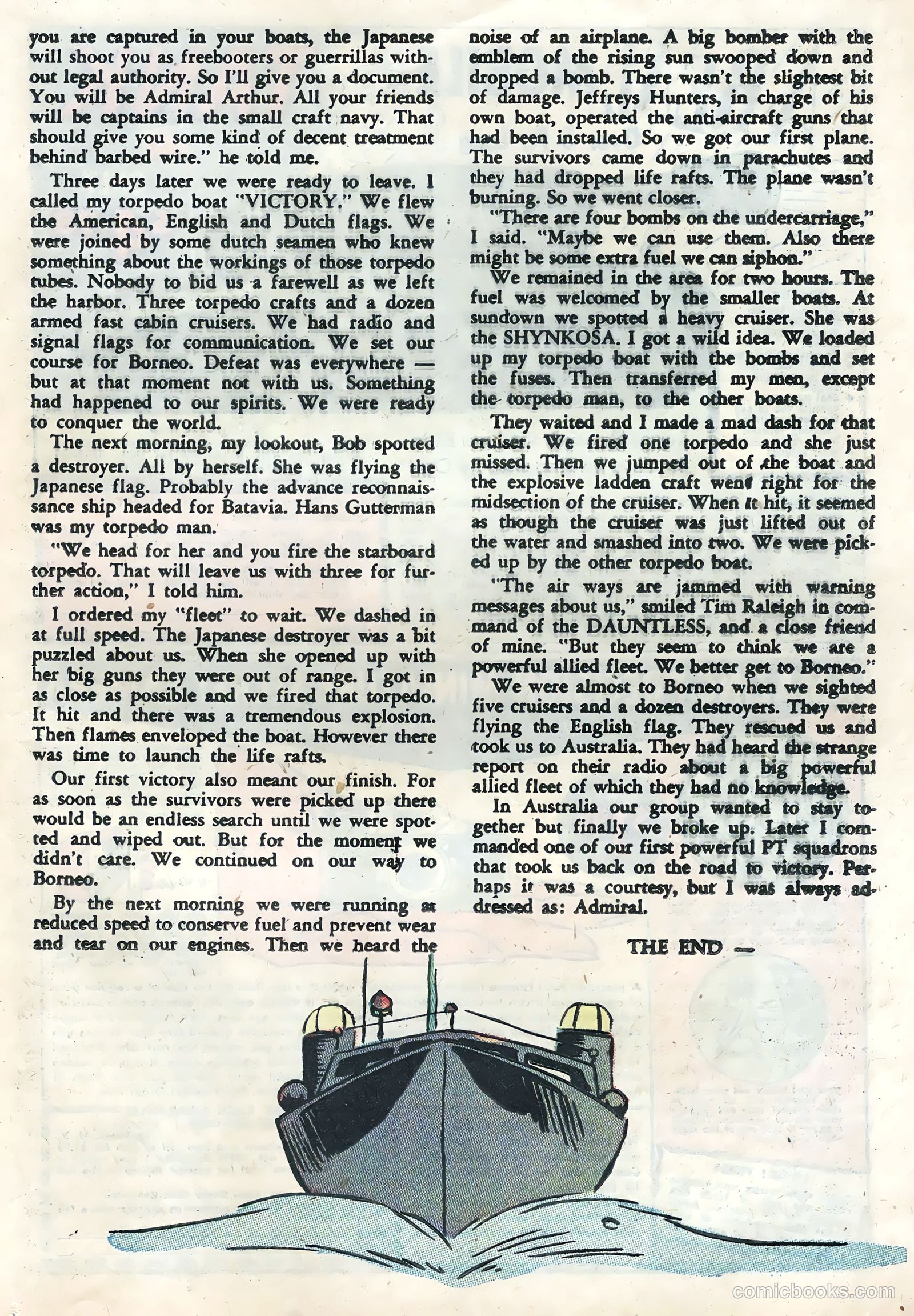 War at Sea #27 (1958) — page 21 of 36
