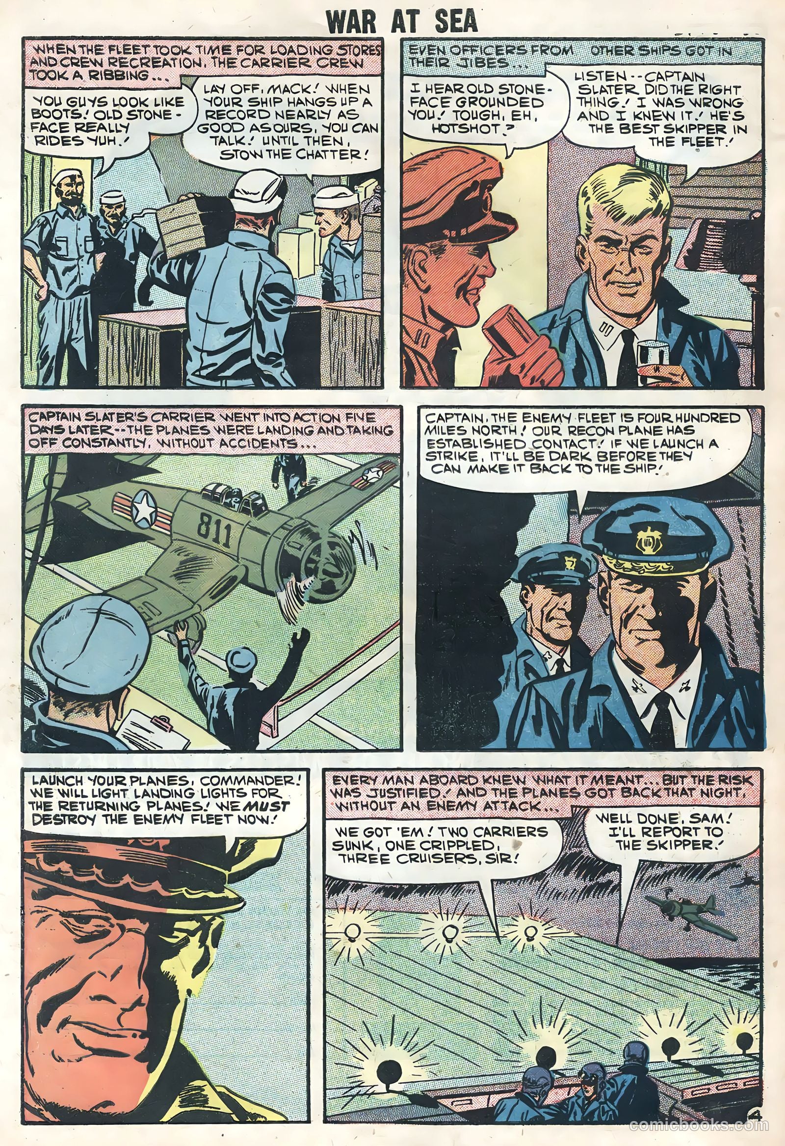 War at Sea #27 (1958) — page 32 of 36