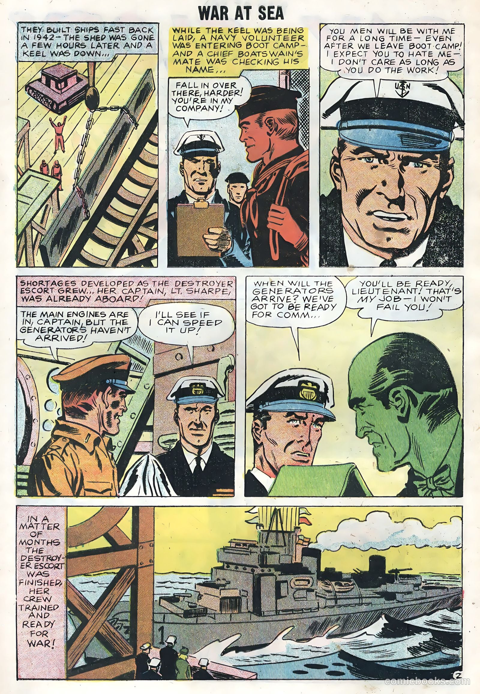 War at Sea #28 (1958) — page 4 of 36