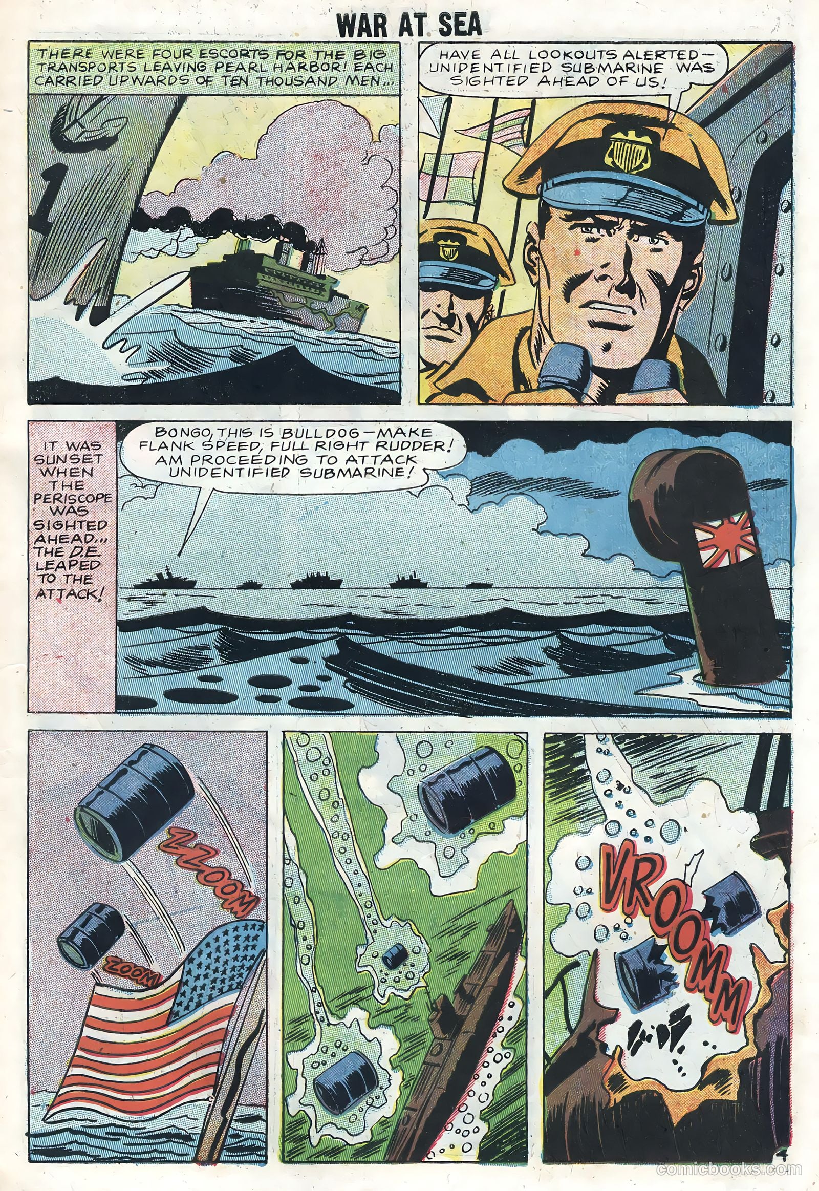 War at Sea #28 (1958) — page 7 of 36