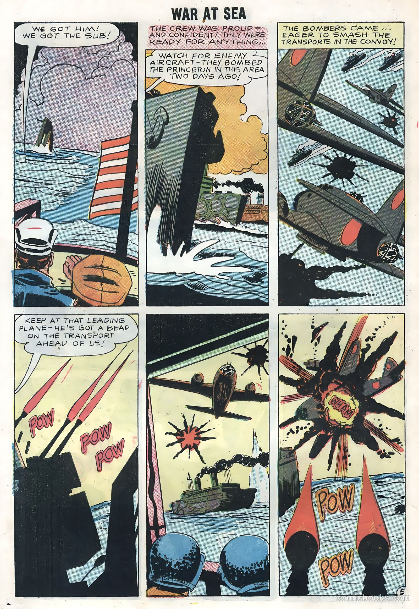 War at Sea #28 (1958) — page 8 of 36