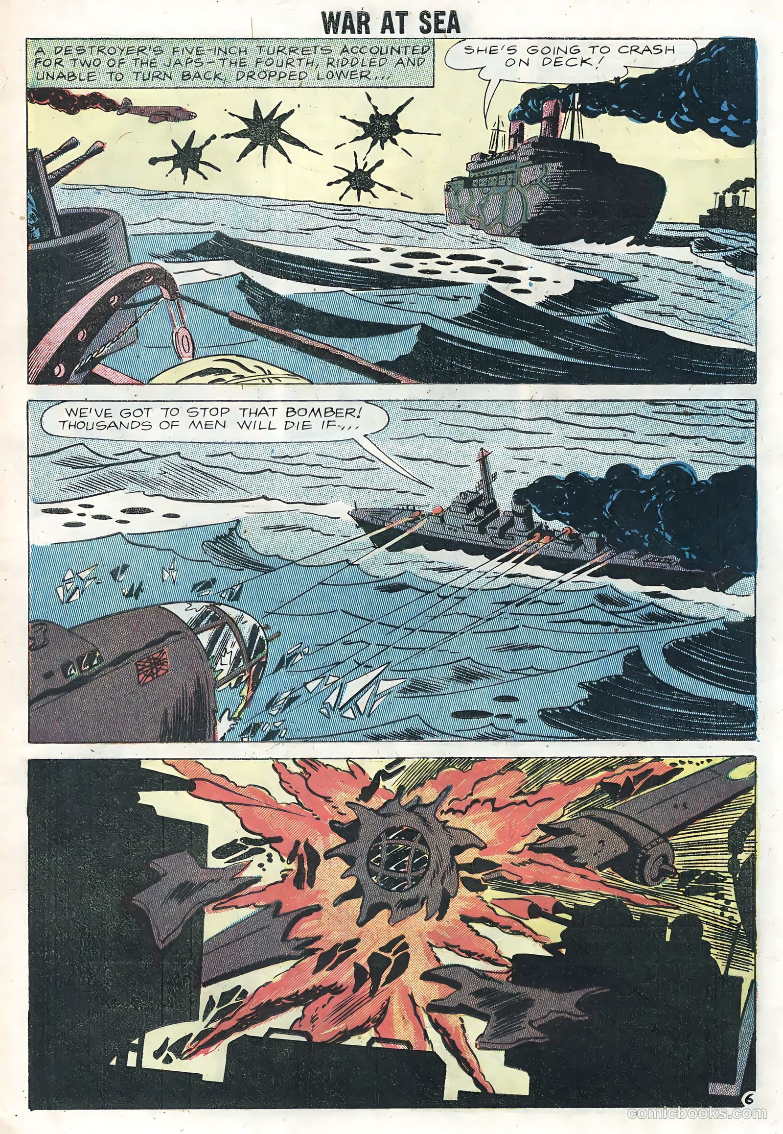 War at Sea #28 (1958) — page 9 of 36
