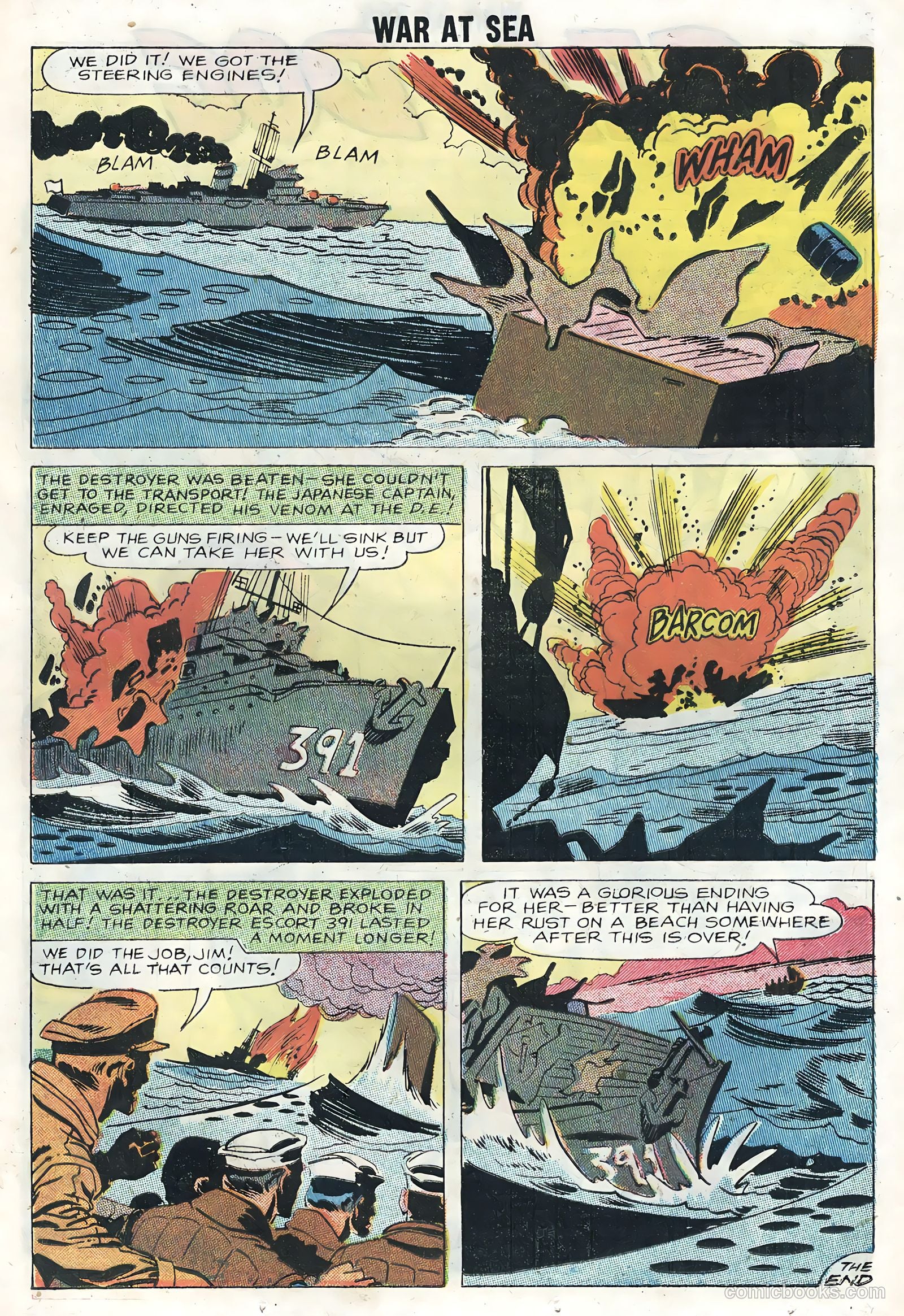 War at Sea #28 (1958) — page 13 of 36
