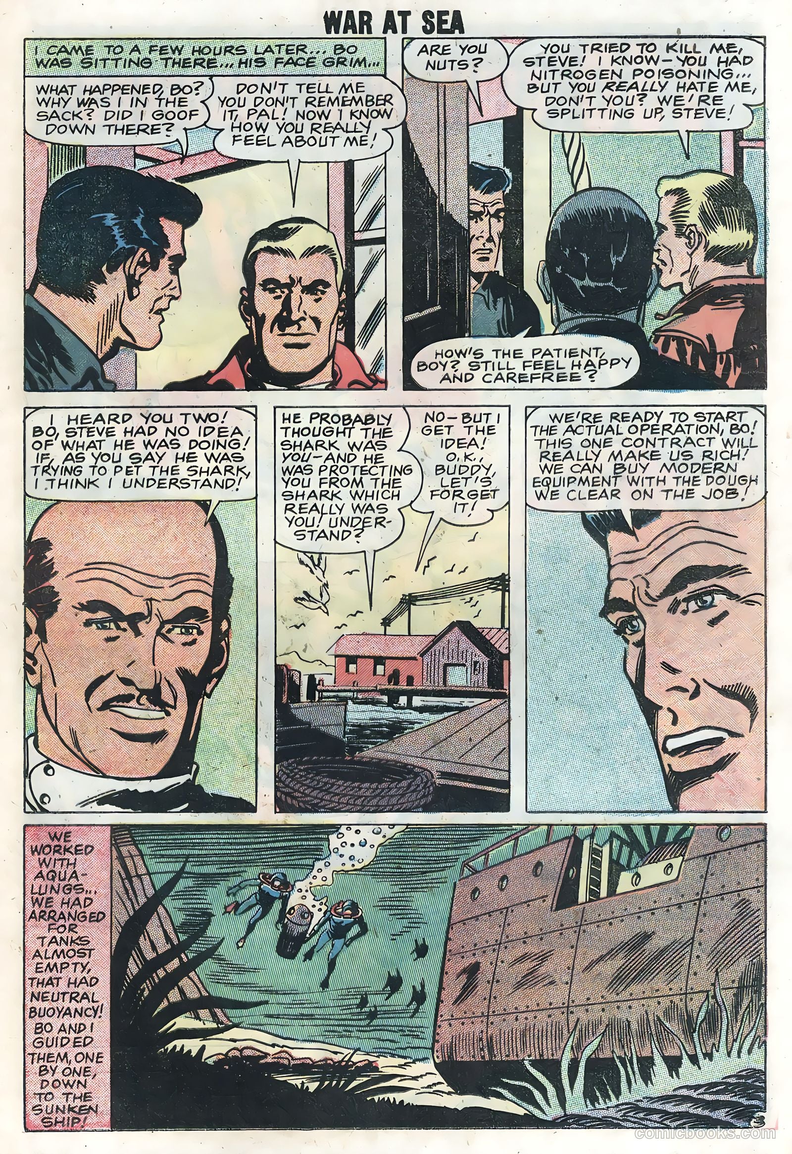 War at Sea #28 (1958) — page 21 of 36