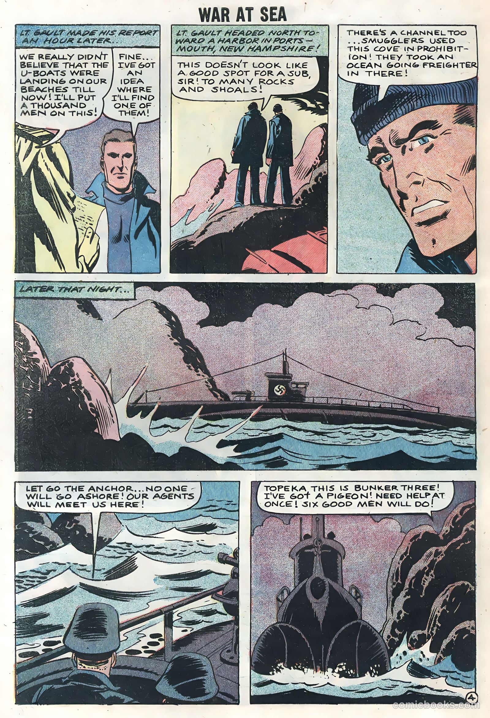 War at Sea #28 (1958) — page 28 of 36