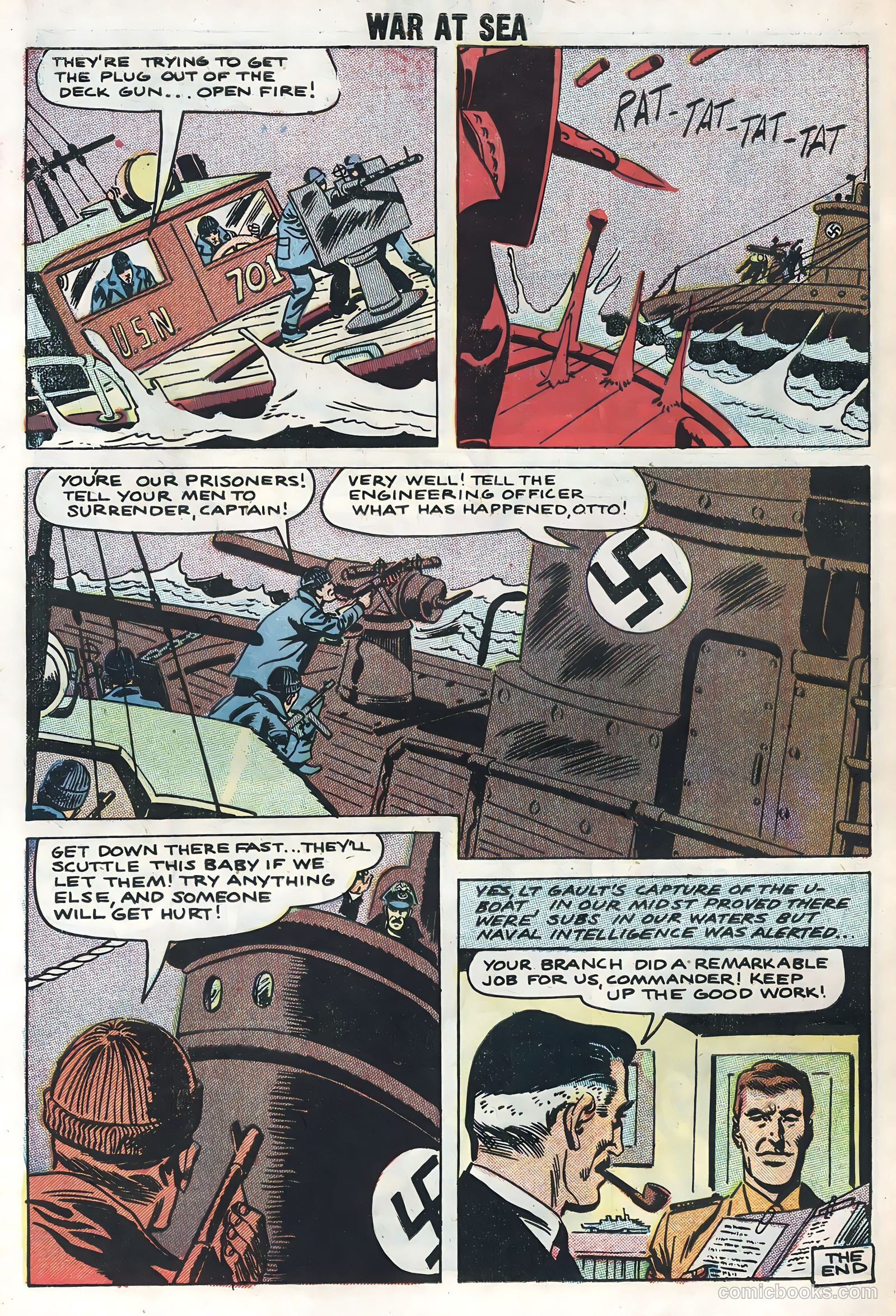 War at Sea #28 (1958) — page 30 of 36