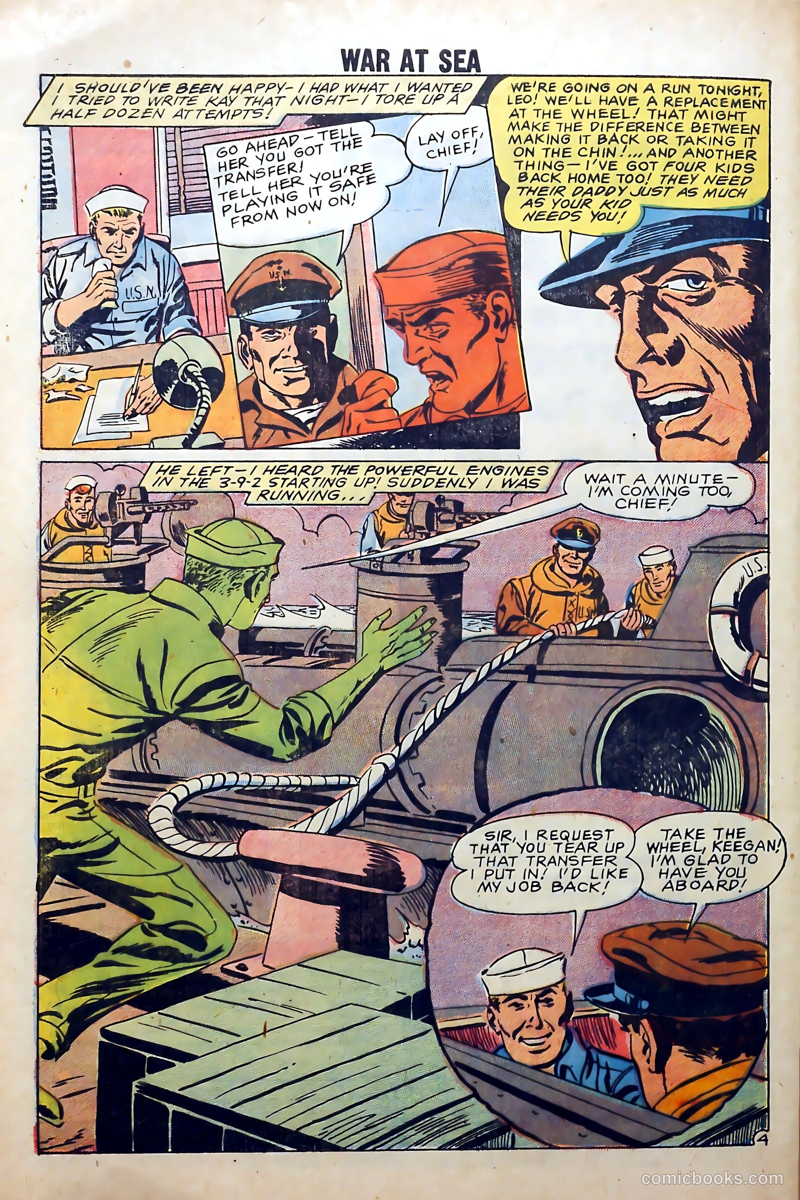 War at Sea #29 (1959) — page 32 of 36