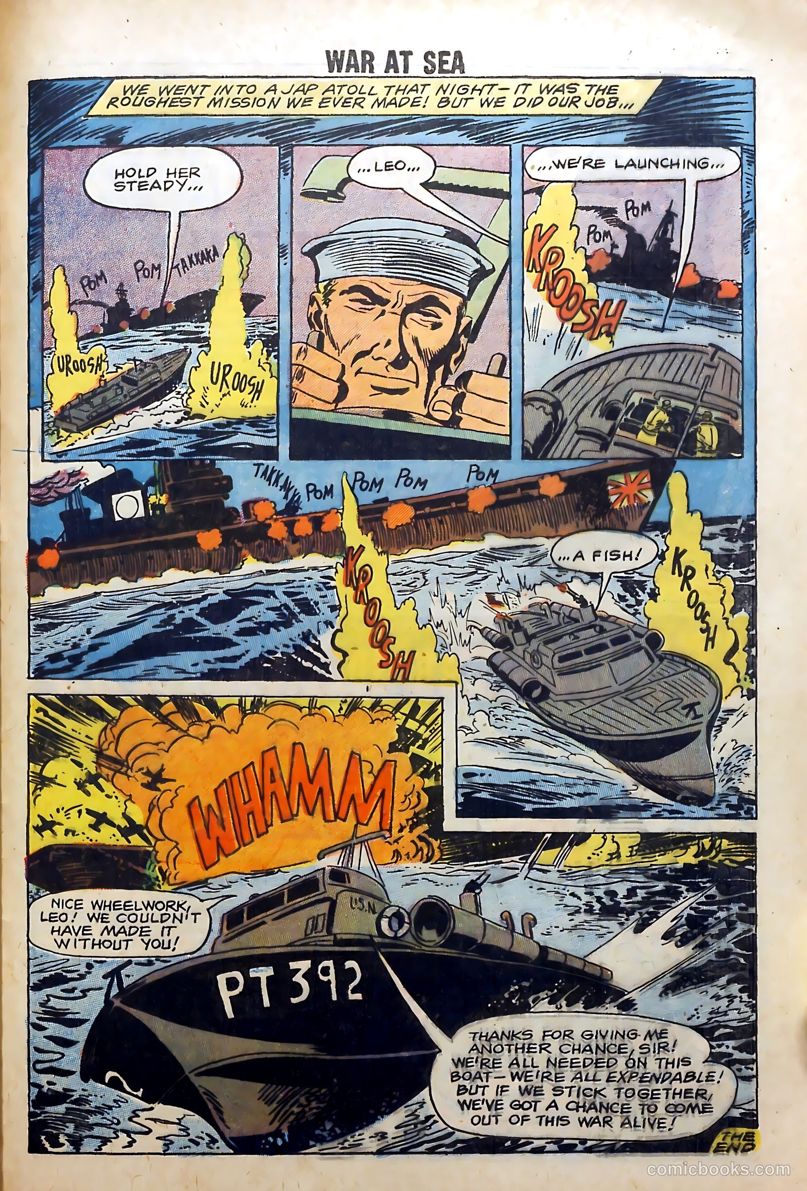 War at Sea #29 (1959) — page 33 of 36