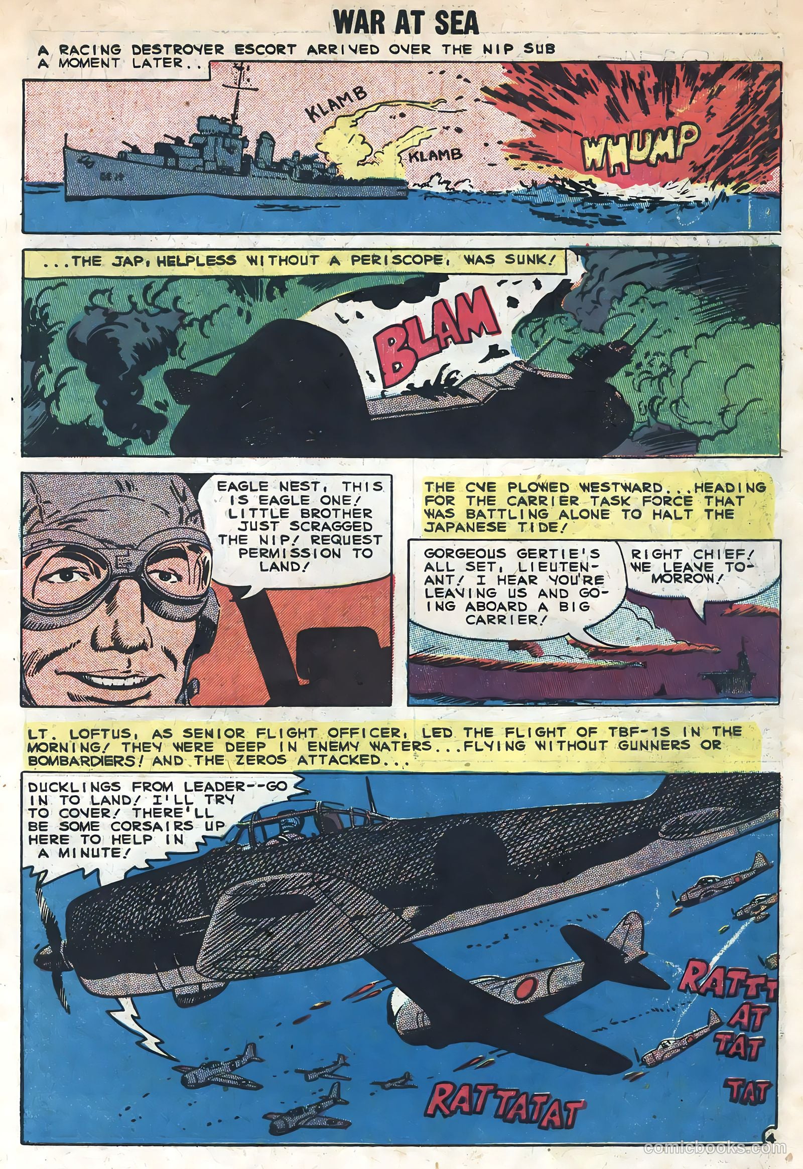 War at Sea #30 (1959) — page 7 of 36