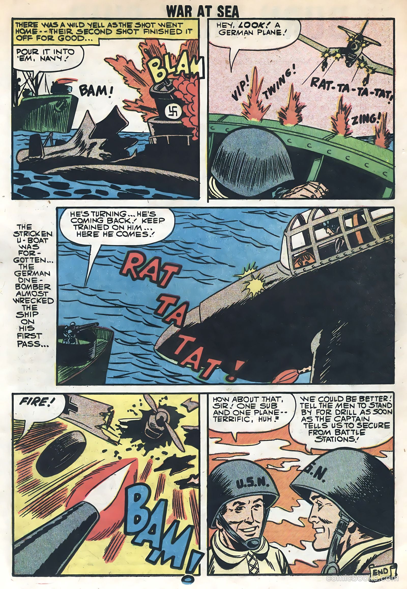 War at Sea #30 (1959) — page 17 of 36