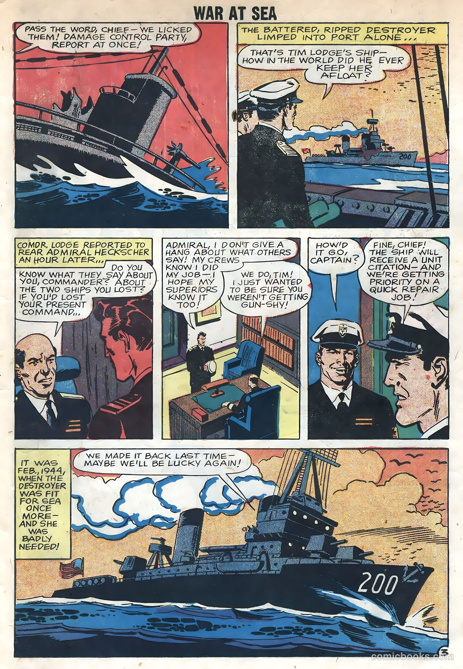 War at Sea #30 (1959) — page 23 of 36