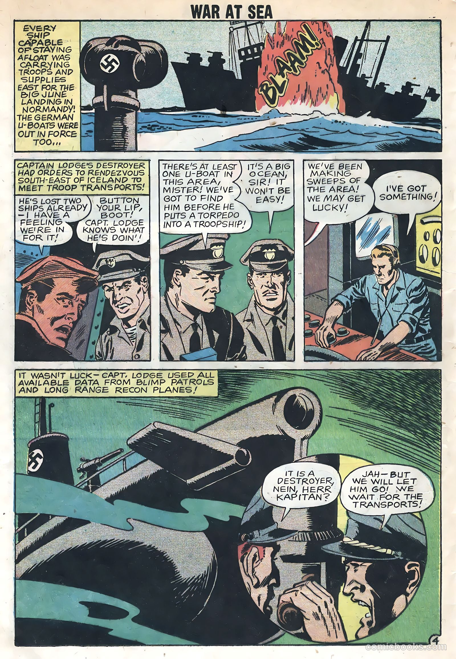 War at Sea #30 (1959) — page 24 of 36
