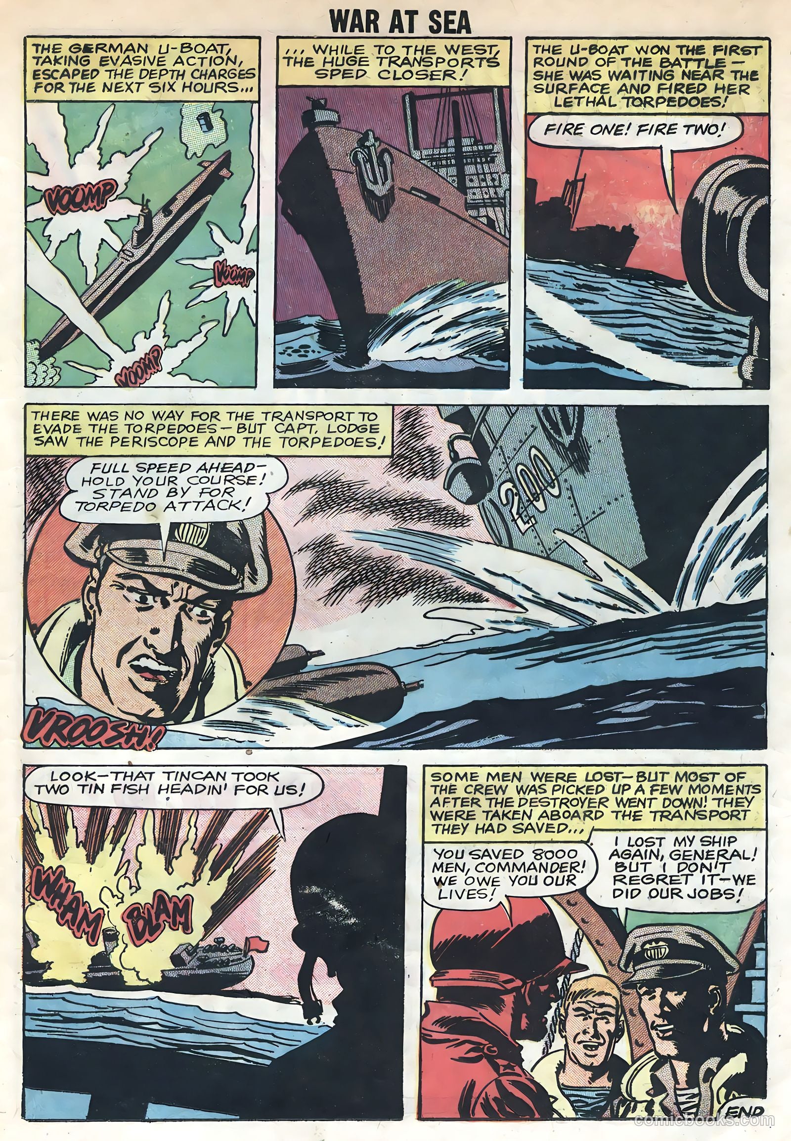 War at Sea #30 (1959) — page 25 of 36