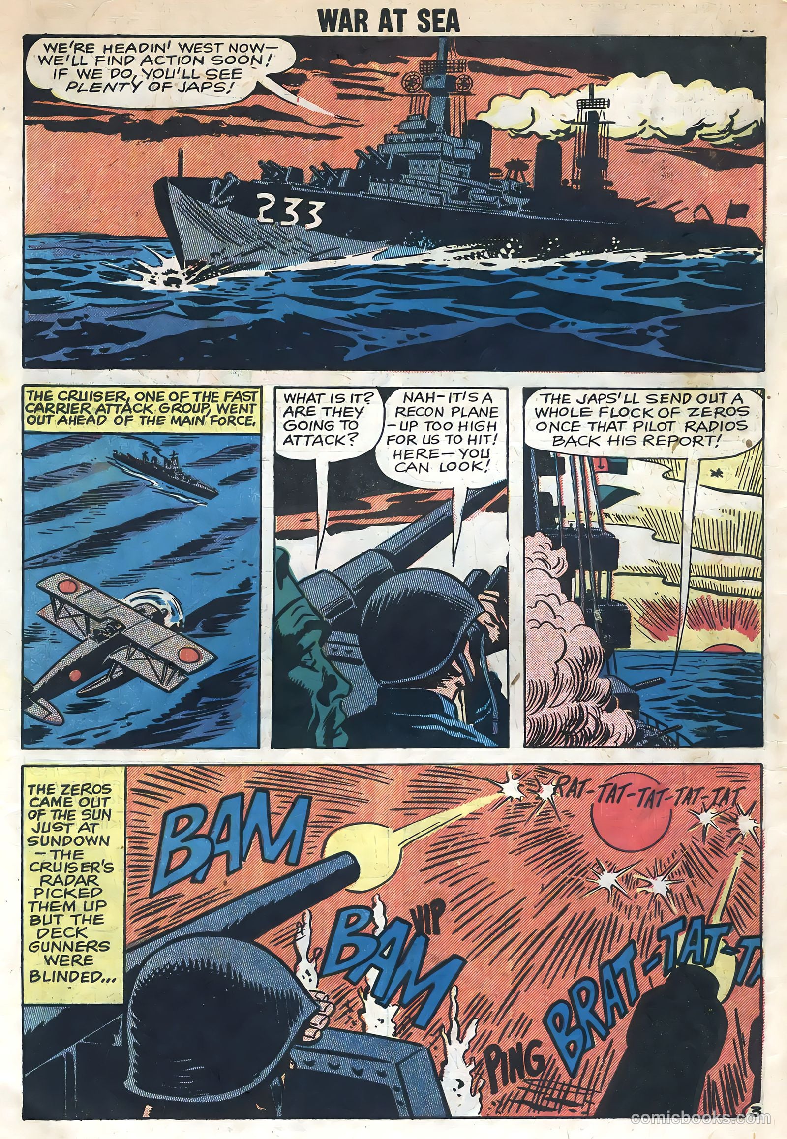 War at Sea #30 (1959) — page 30 of 36