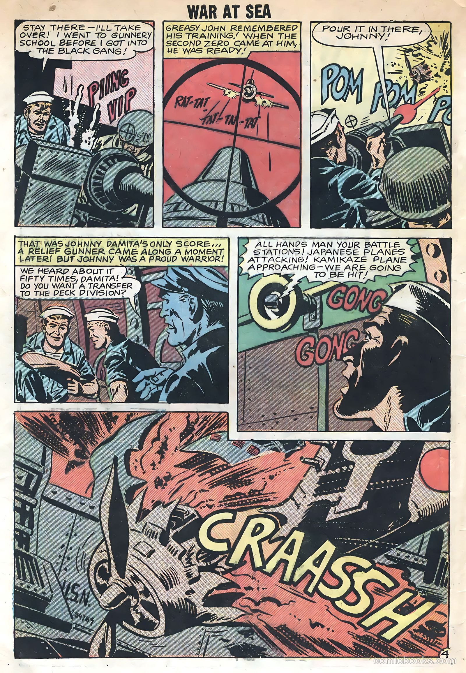 War at Sea #30 (1959) — page 32 of 36