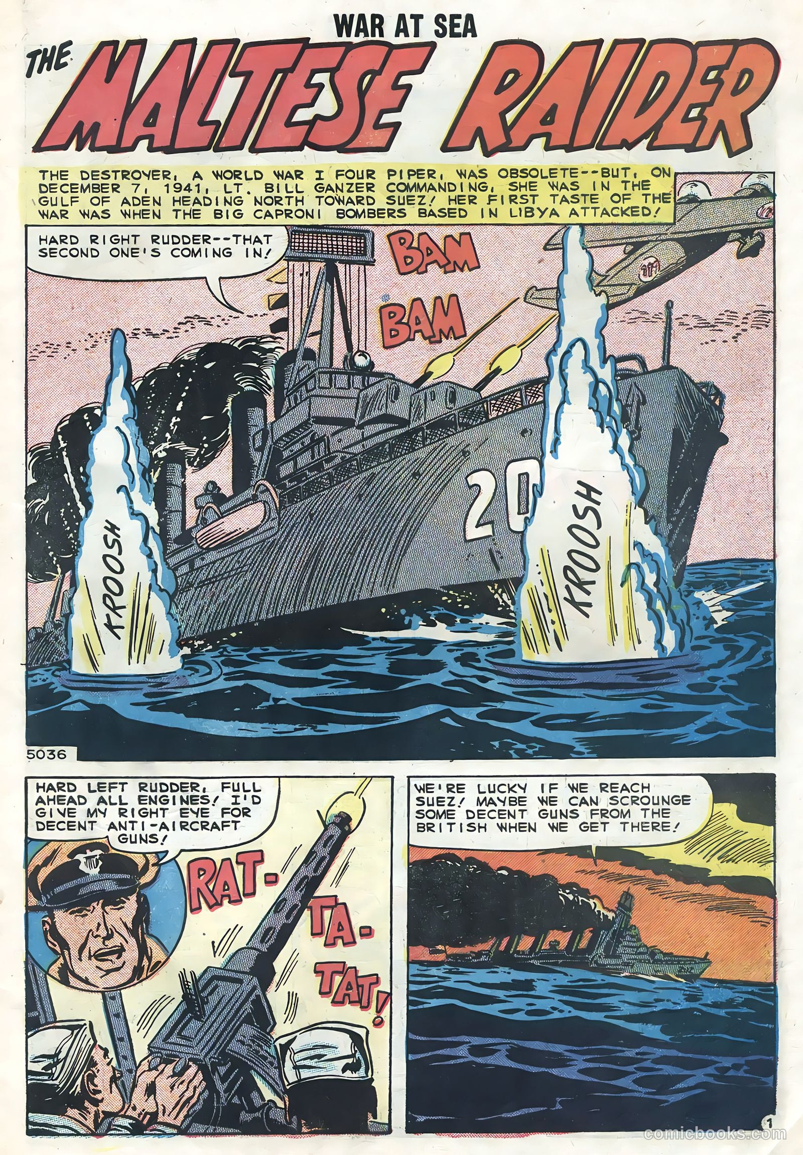 War at Sea #31 (1959) — page 3 of 36