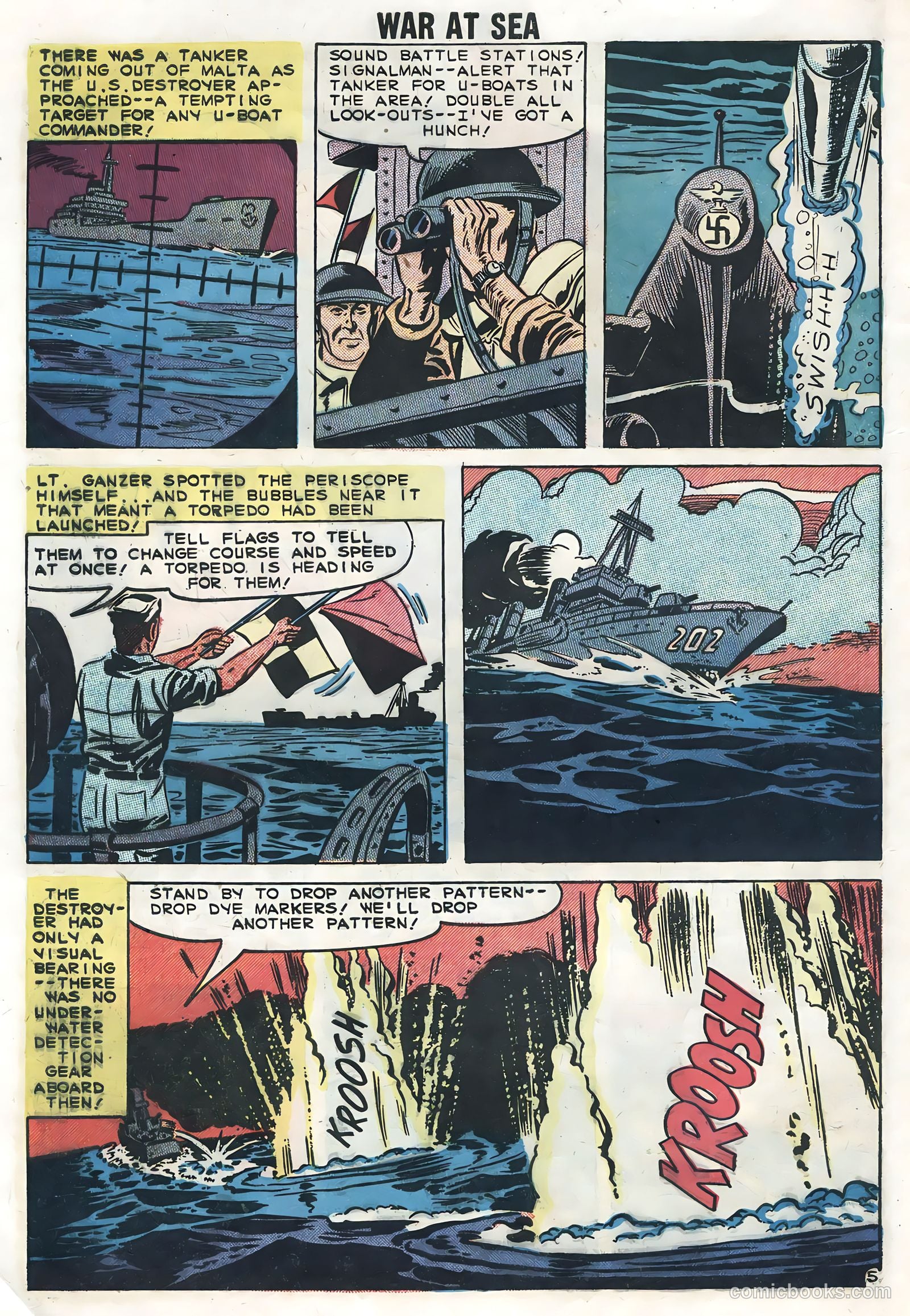 War at Sea #31 (1959) — page 8 of 36