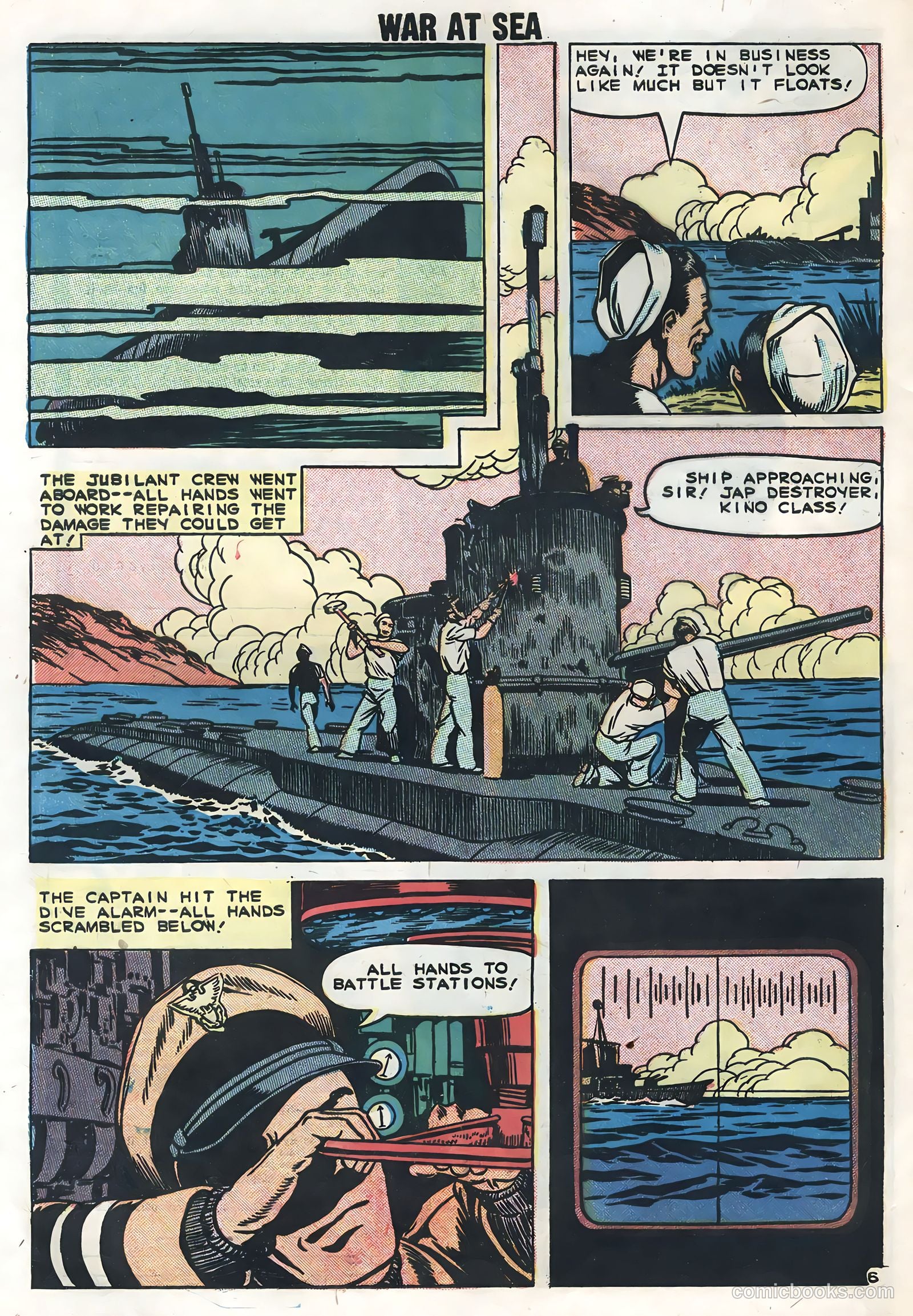 War at Sea #31 (1959) — page 32 of 36