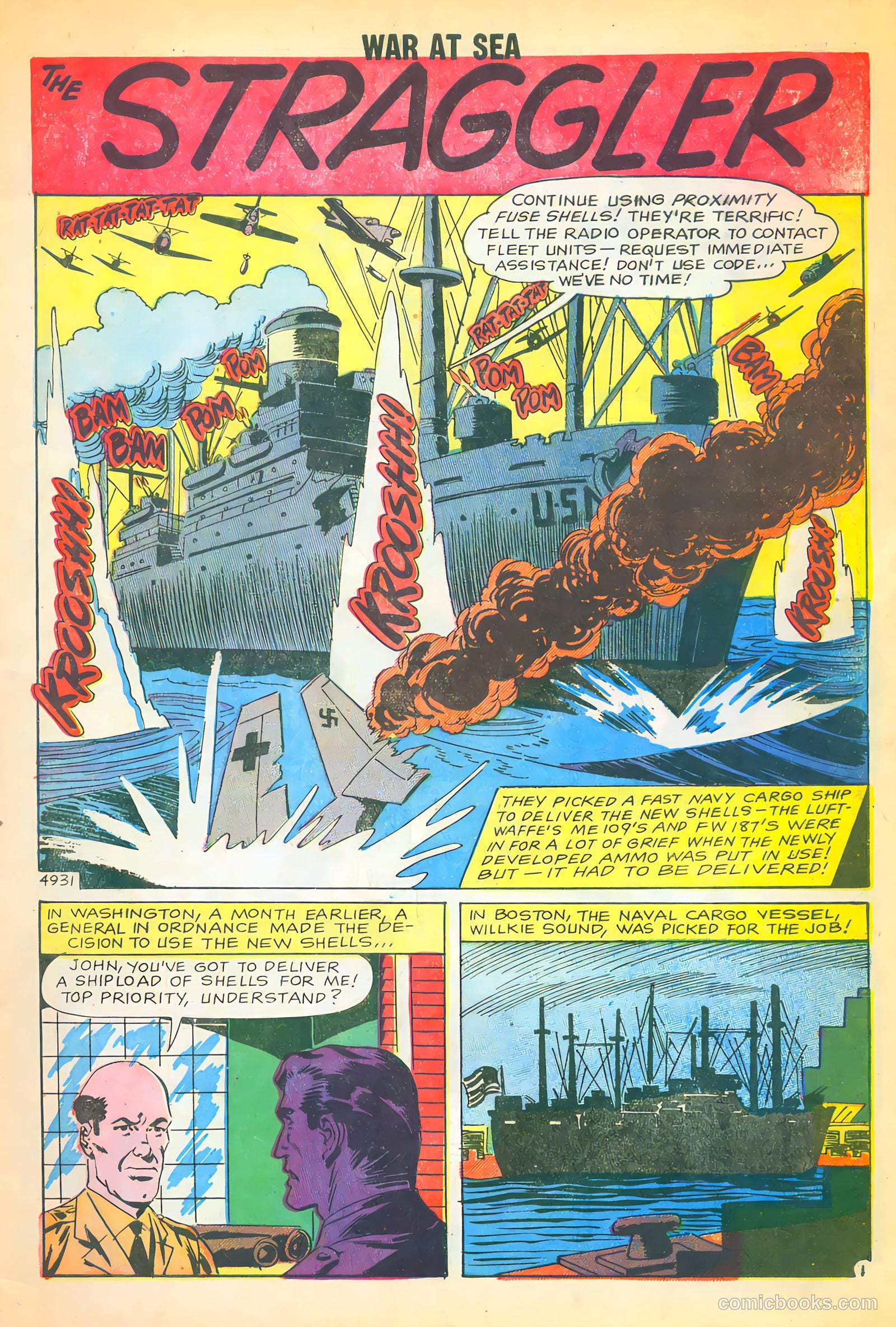 War at Sea #32 (1959) — page 3 of 36