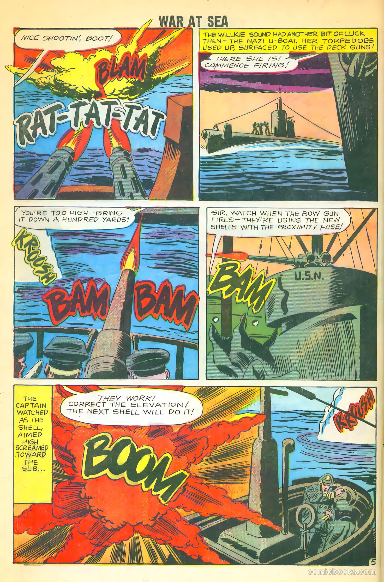 War at Sea #32 (1959) — page 8 of 36