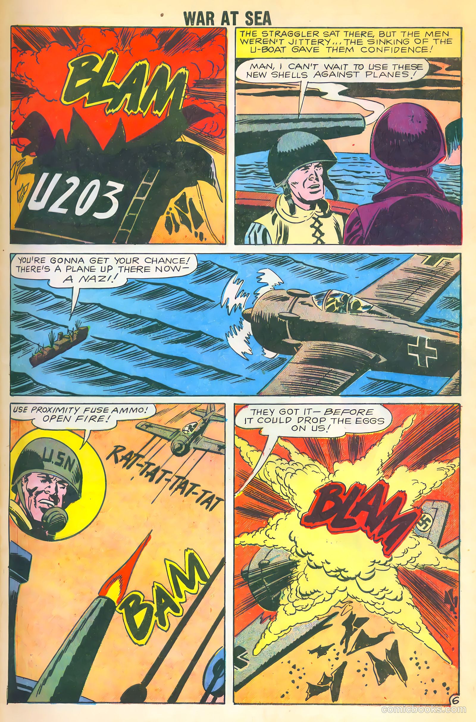War at Sea #32 (1959) — page 9 of 36