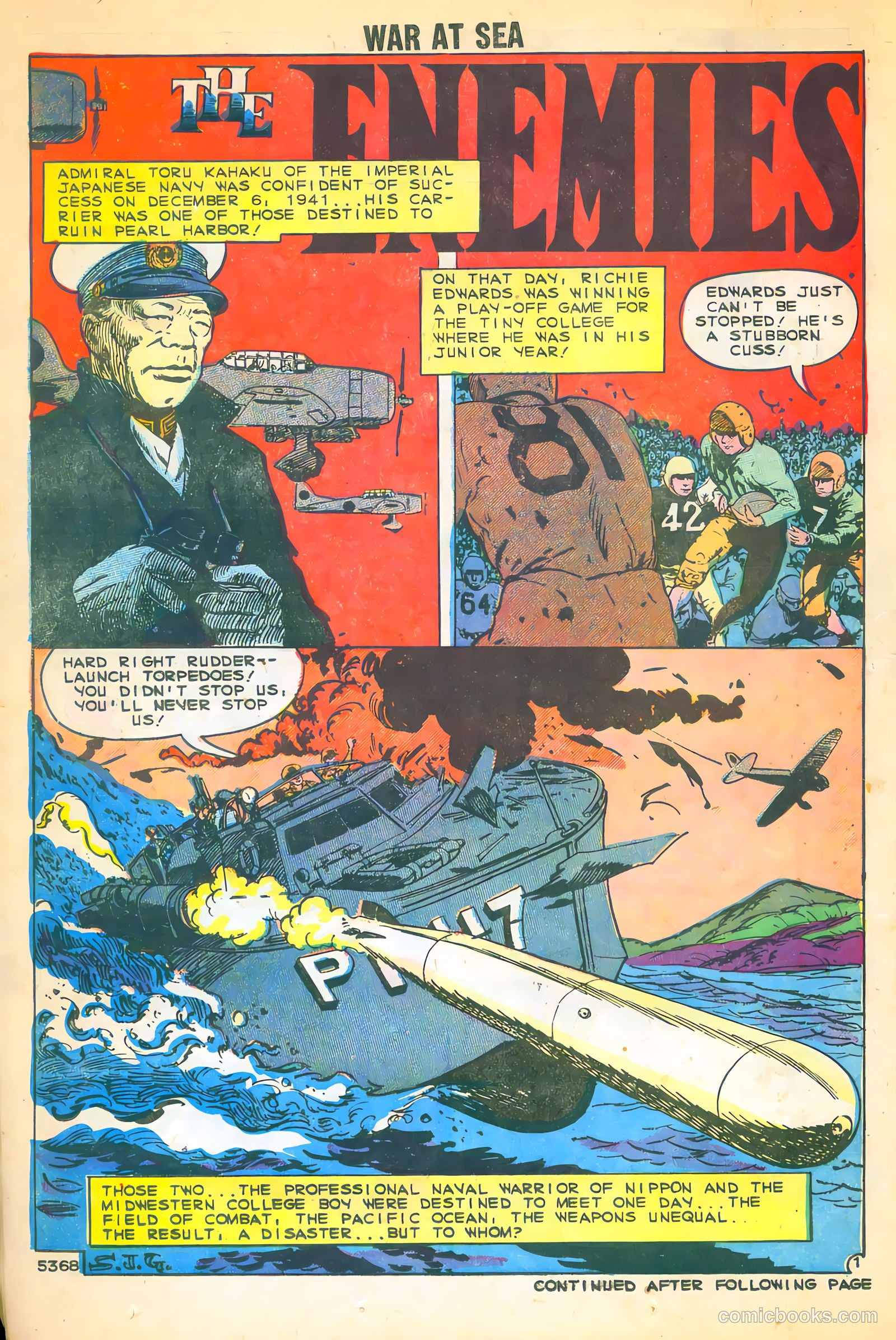 War at Sea #32 (1959) — page 14 of 36