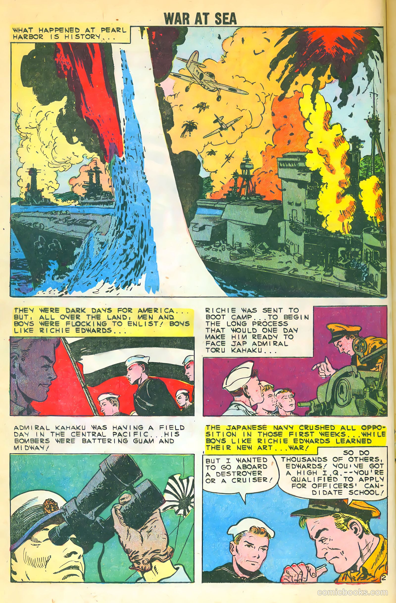 War at Sea #32 (1959) — page 16 of 36